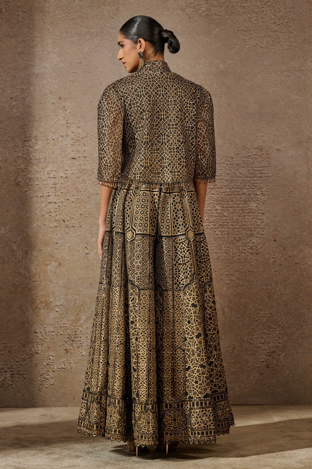 Otherworldly Corset, Drape And Cape Co Ord Set