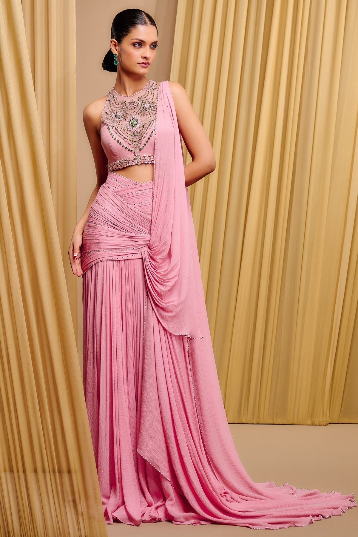 Delayed Checkout Sculpted Concept Saree