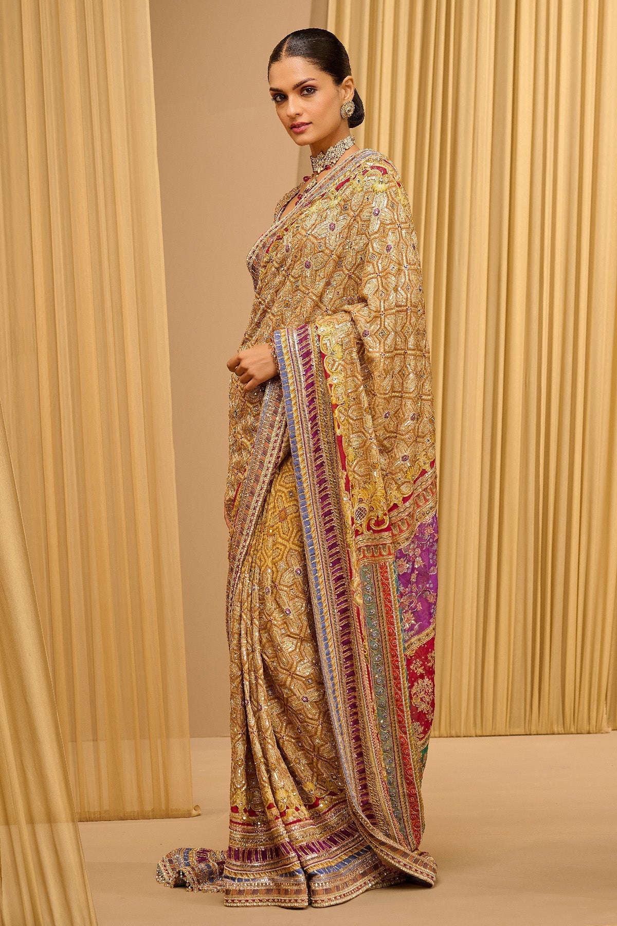 Signature Kashida Saree