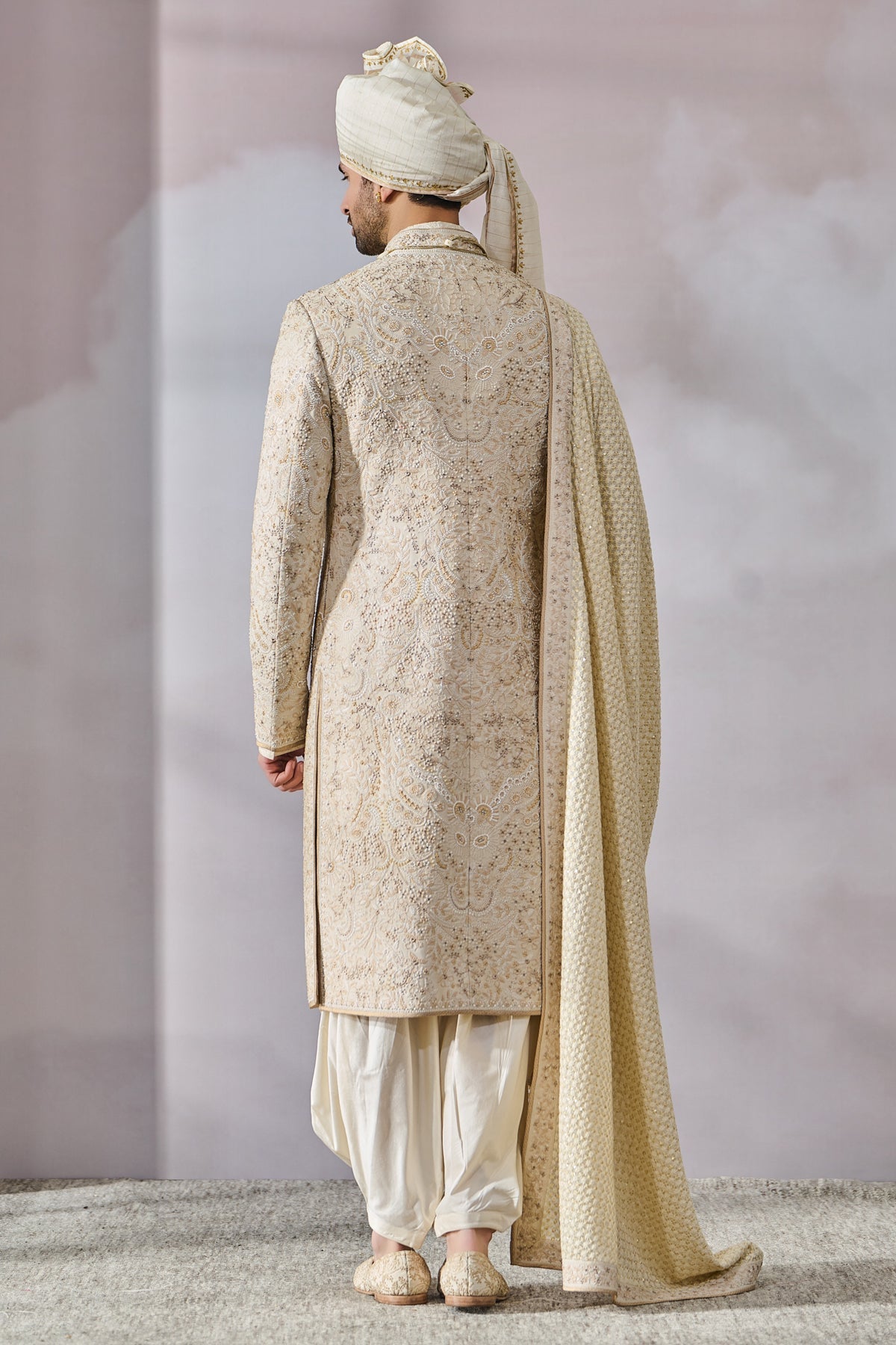 Sherwani Kurta Salwar Kamarbandh Stole Safa Jutti Fabric