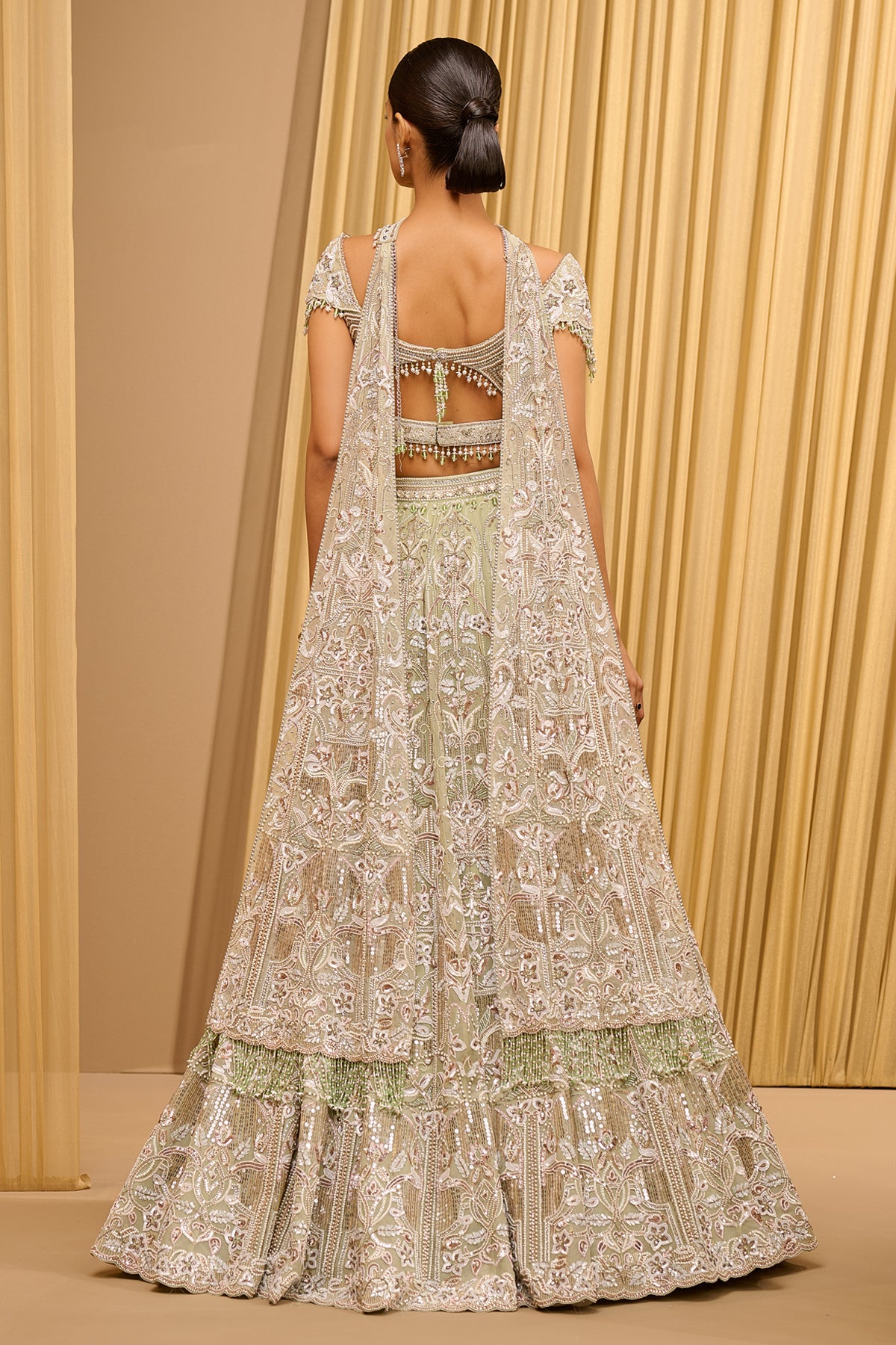 Otherworldly Art Nouveau Inspired Classic Lehenga