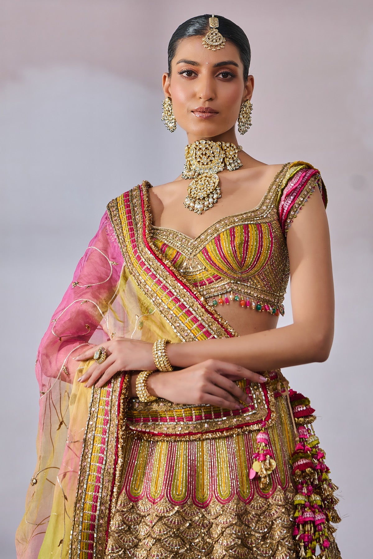 Blouse Dupatta Lehenga