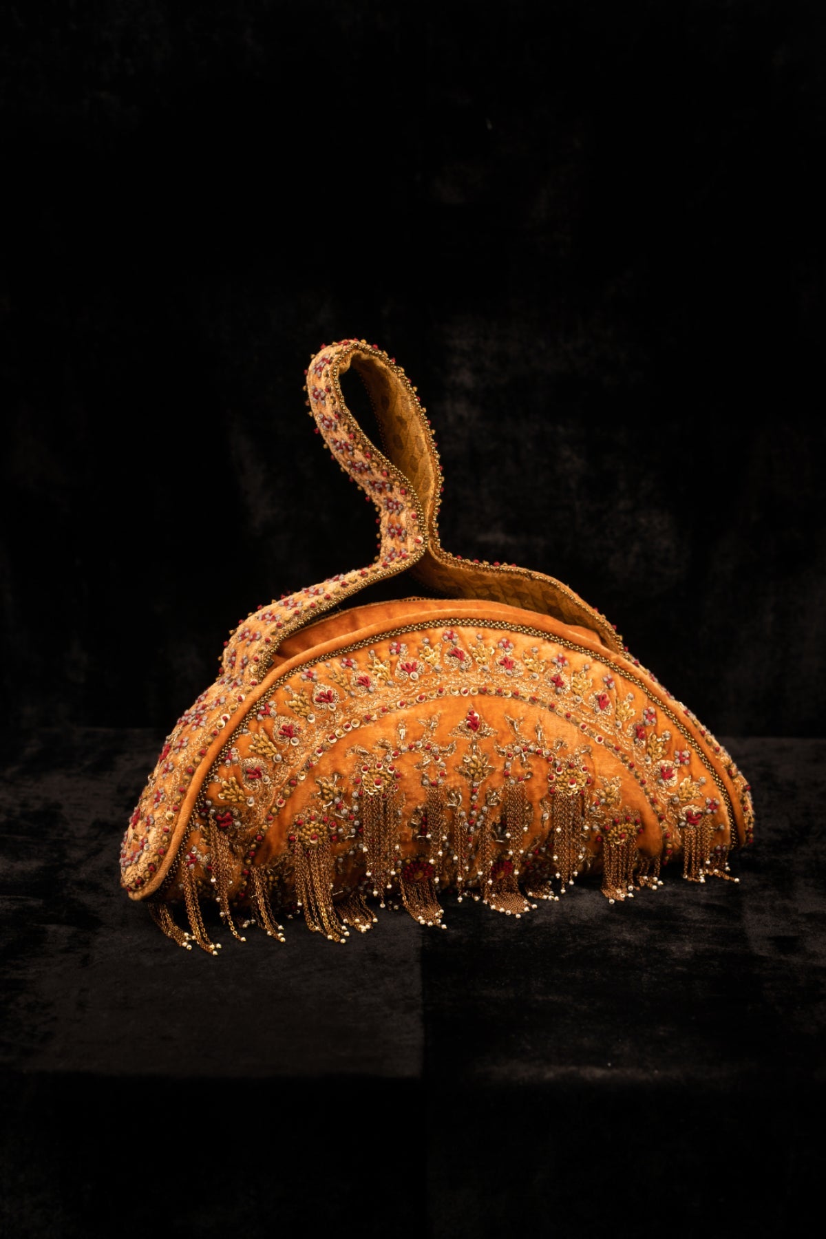 A Hand Embroidered Soft Body Polti Bag