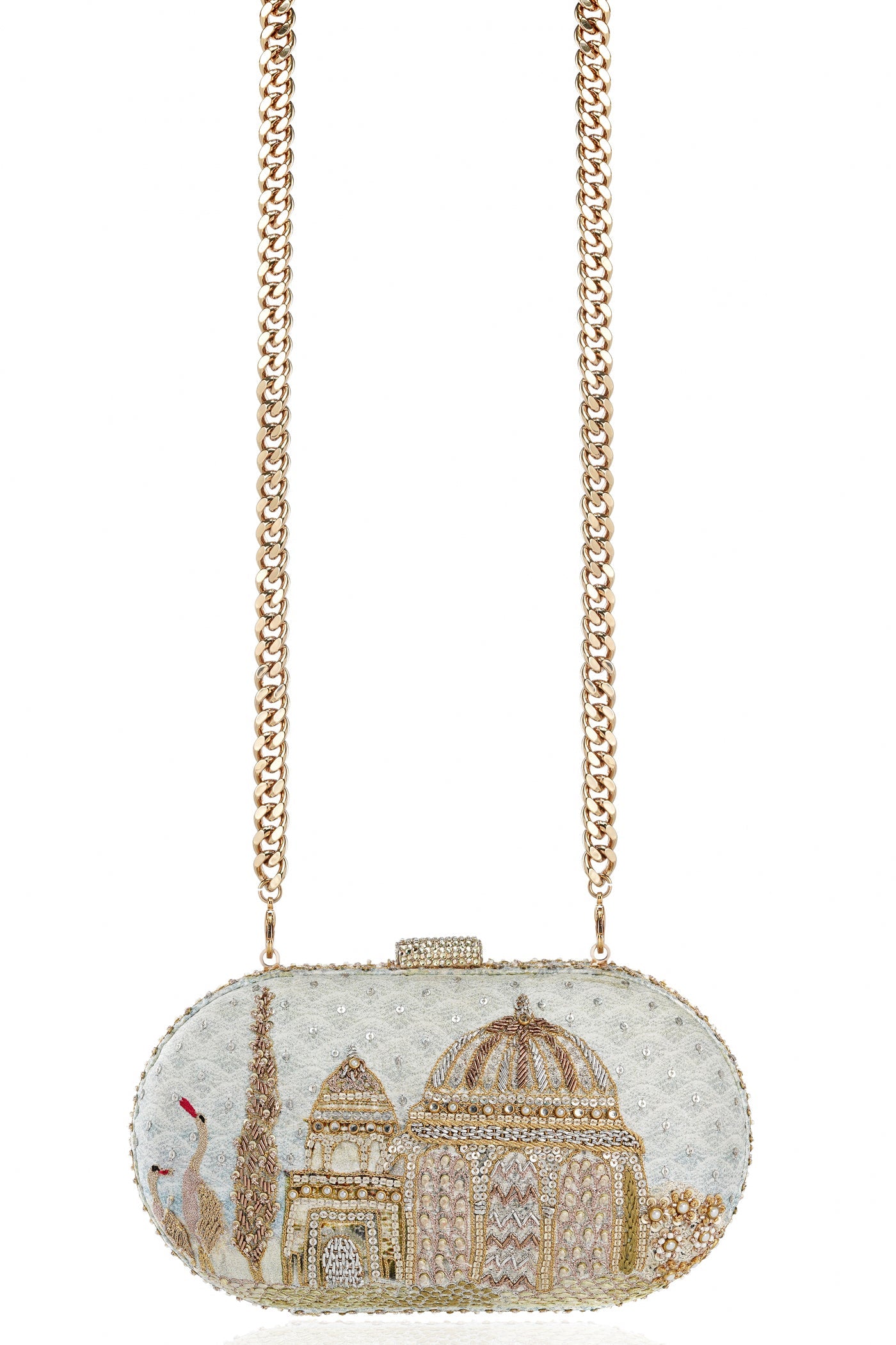 Embroidered Clutch