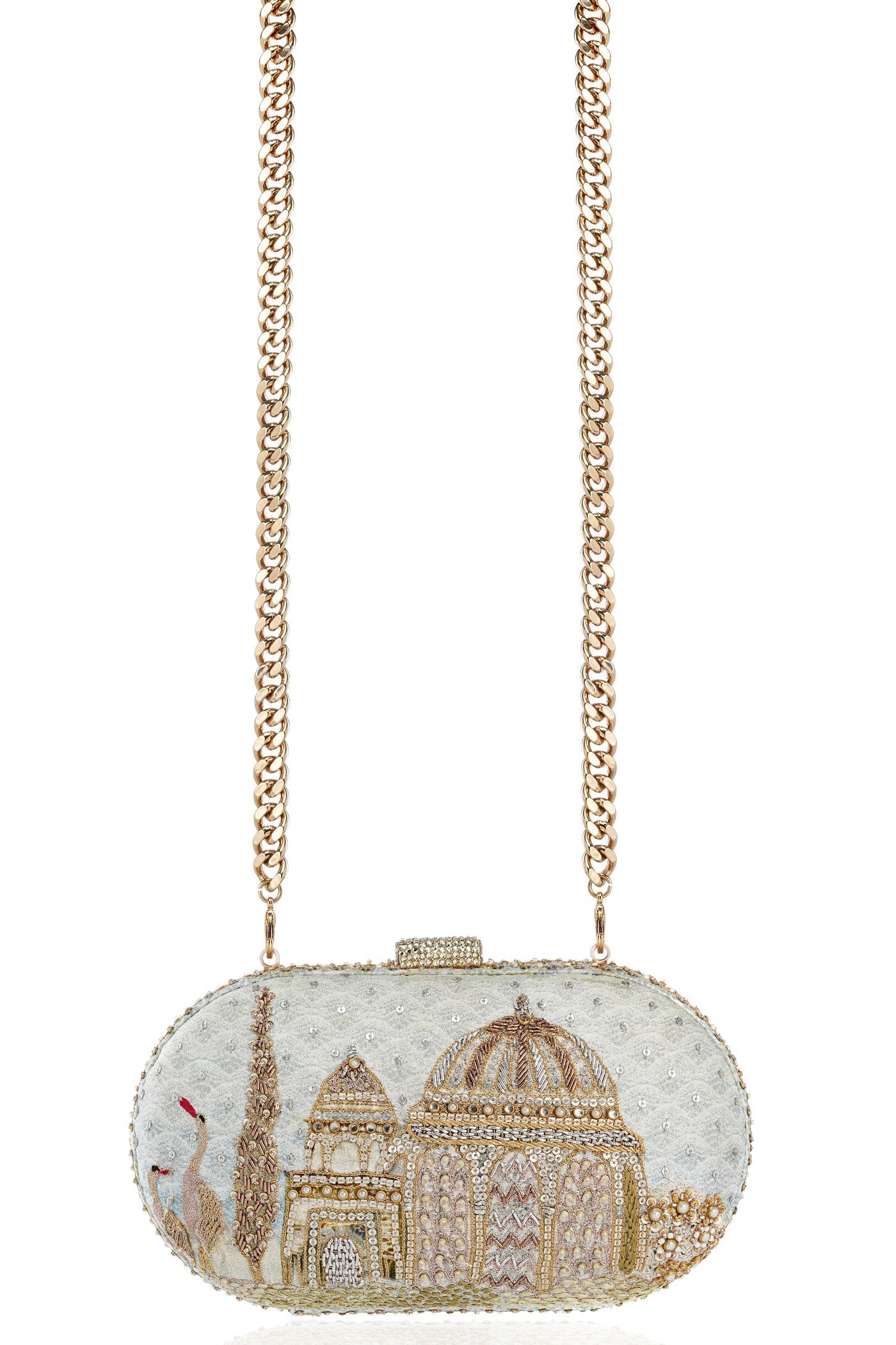 Embroidered Clutch