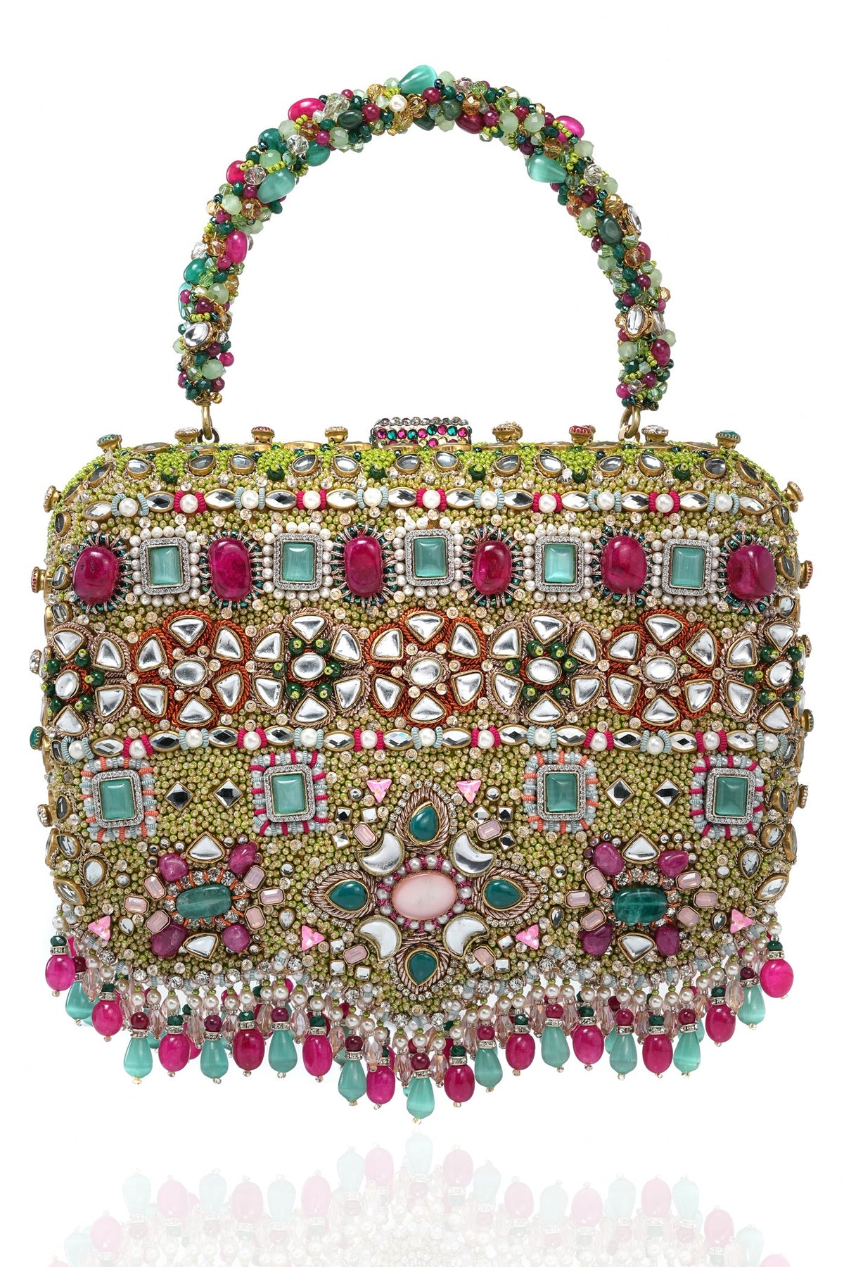 Embroidered Clutch