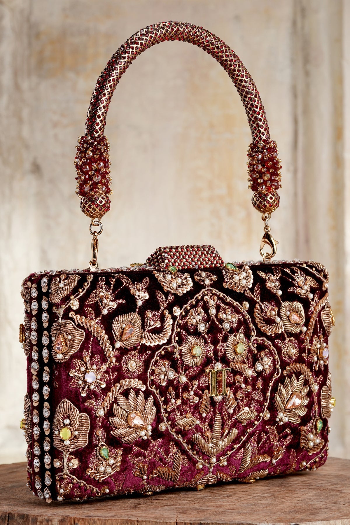 Embroidered Clutch