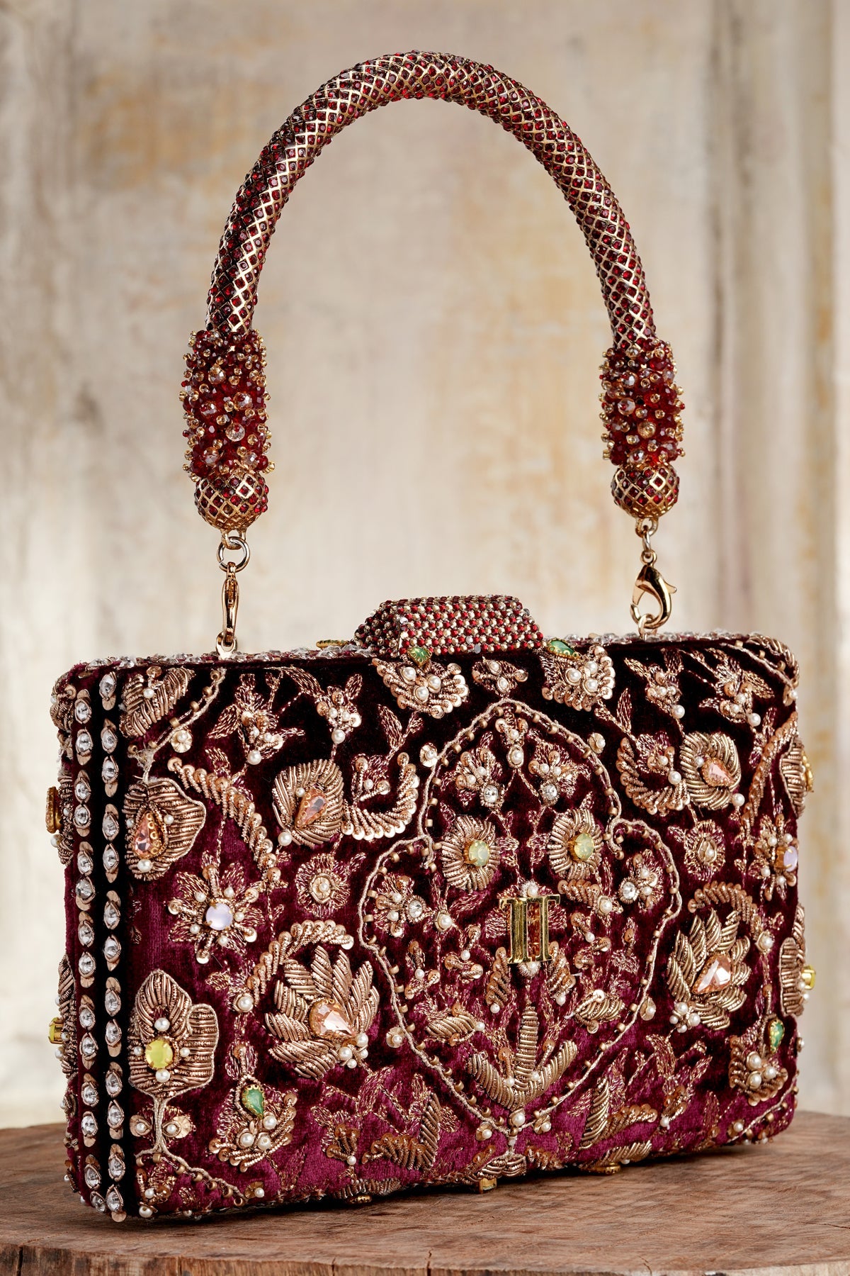 Embroidered Clutch