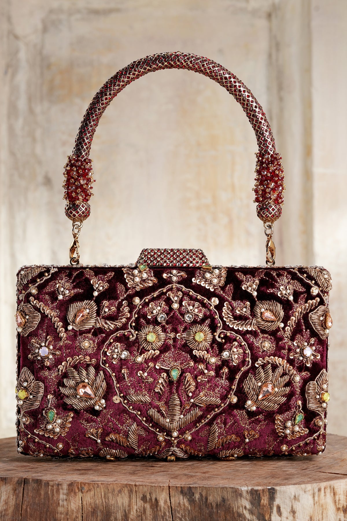 Embroidered Clutch