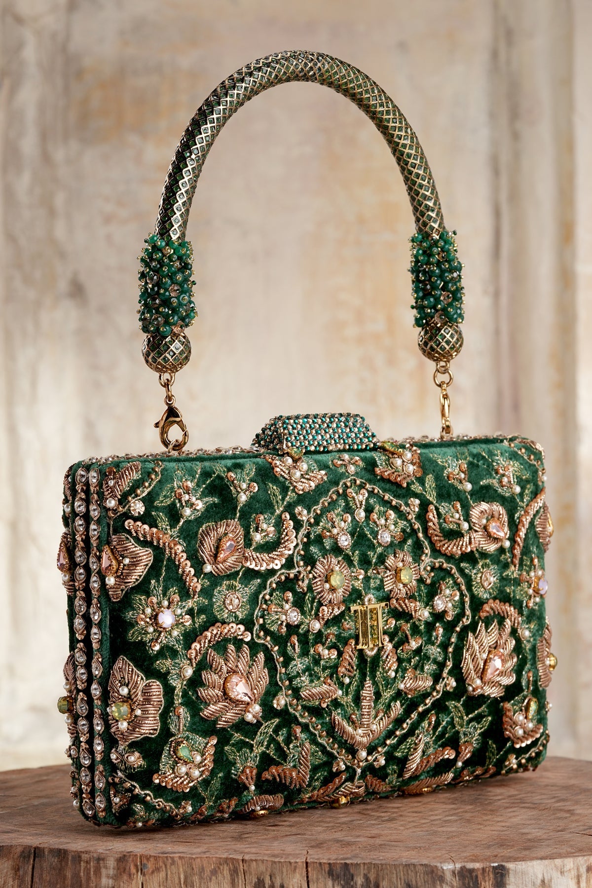 Embroidered Clutch