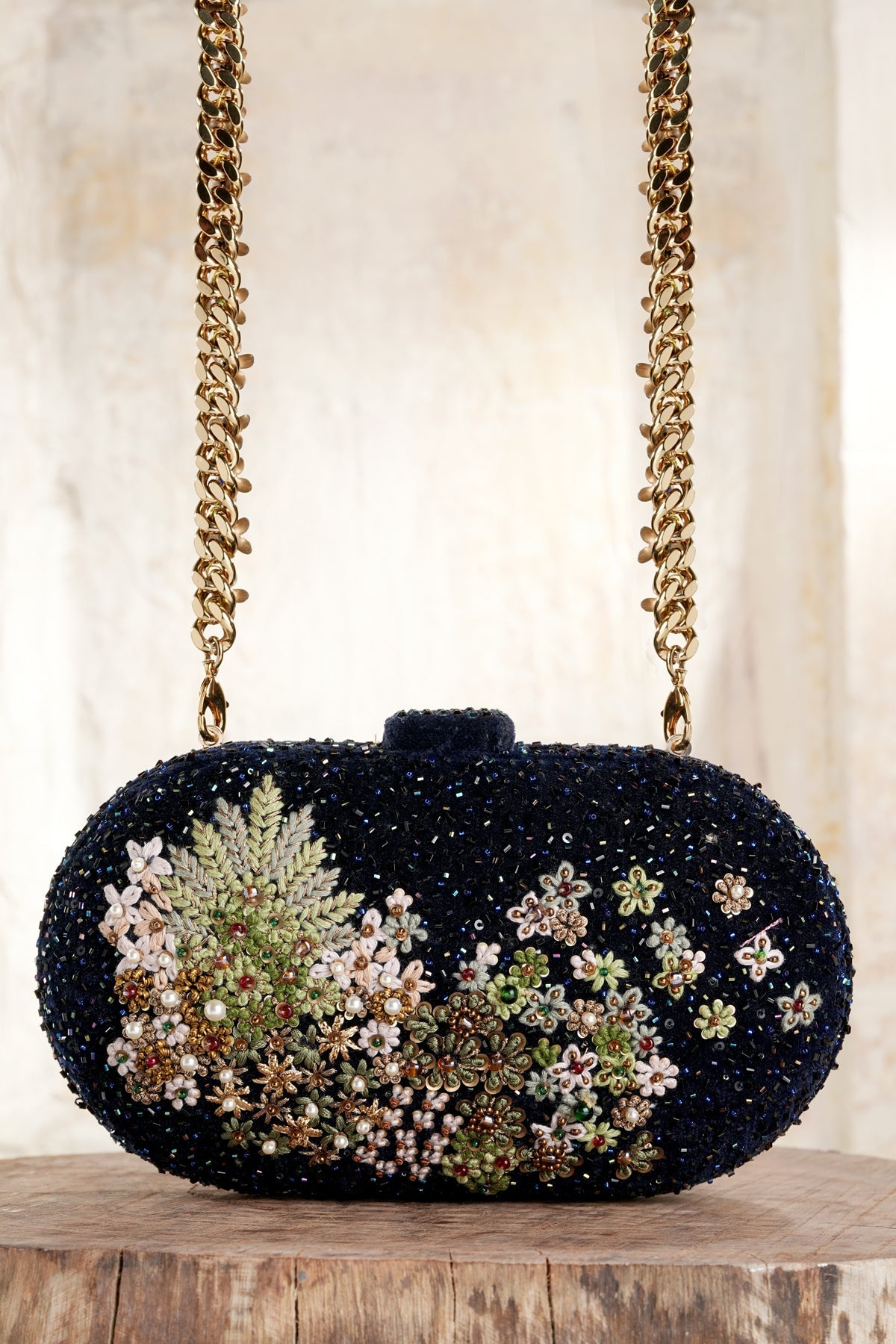 Embroidered Clutch