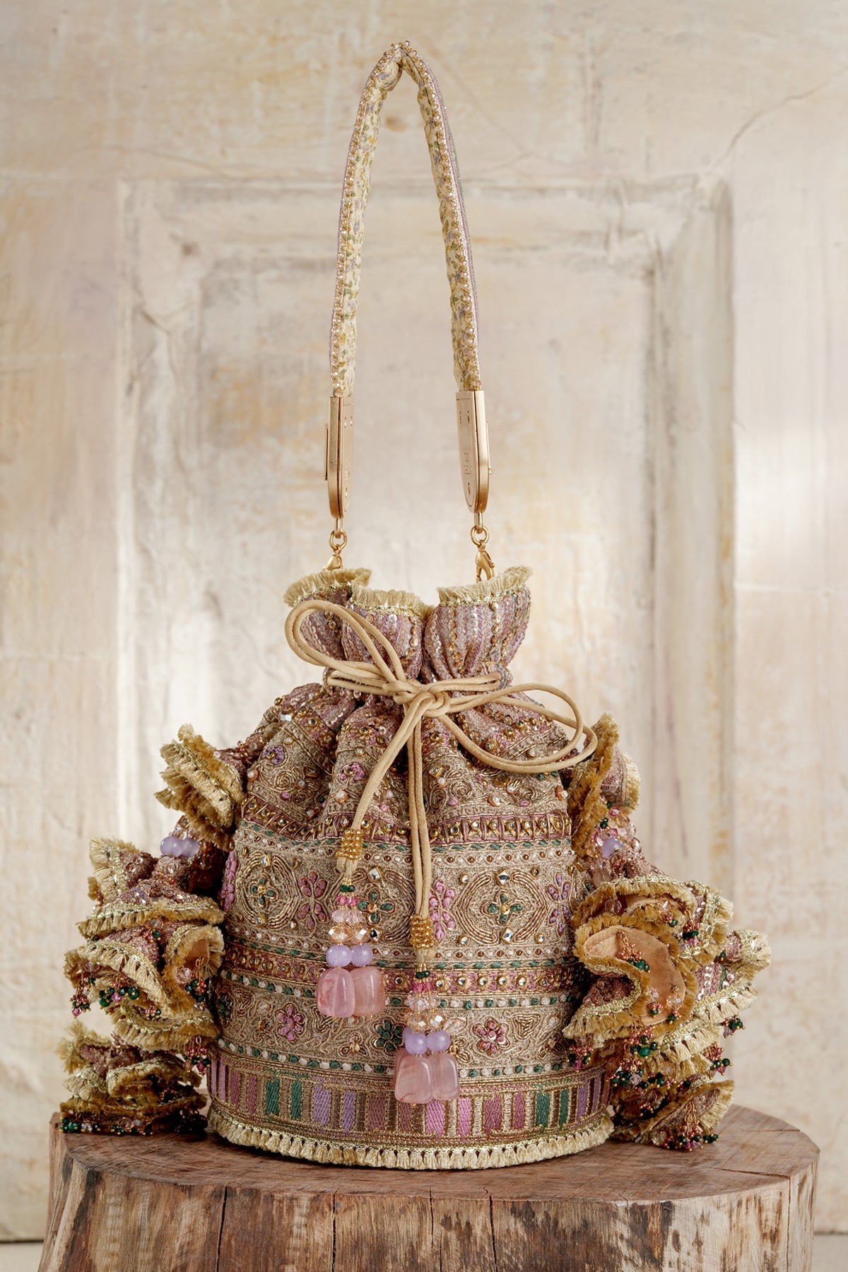 Embroidered Potli