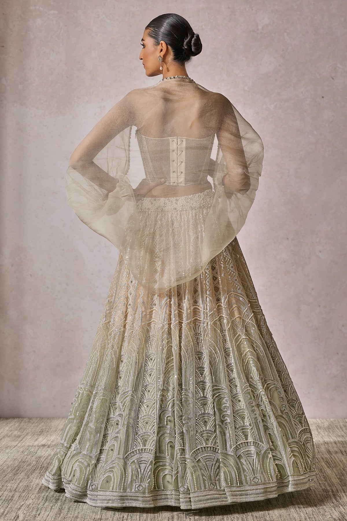 SOL Bustier Shirt Lehenga