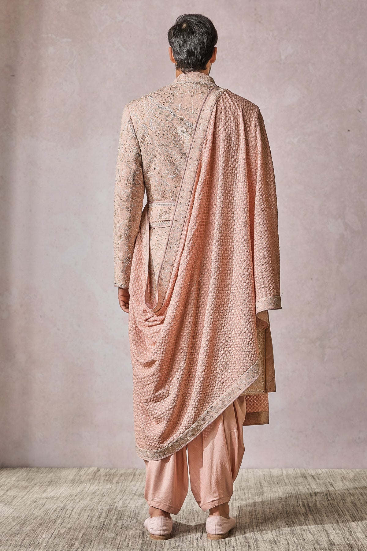 Sherwani Kurta Salwar Kamarbandh Stole Safa Jutti Fabric