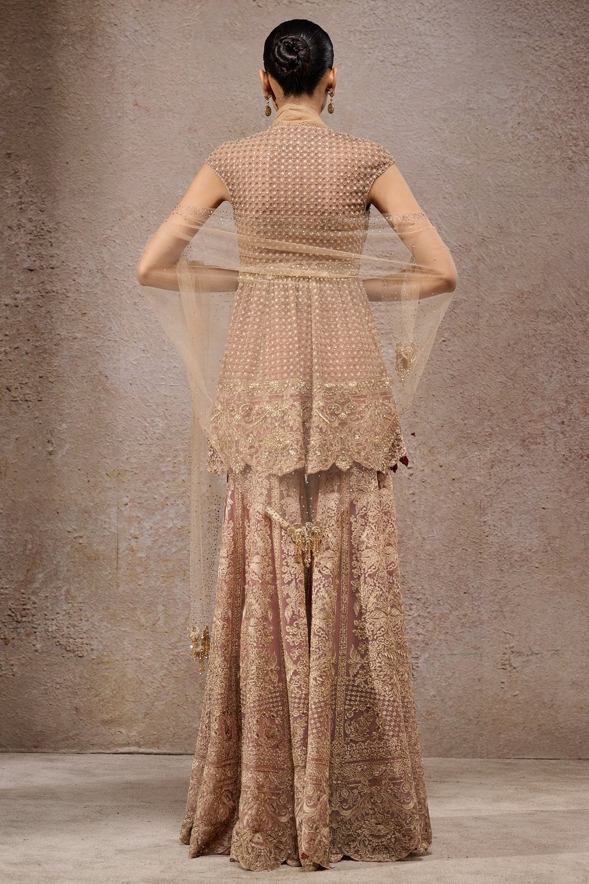 Mughal Embroidered Sharara