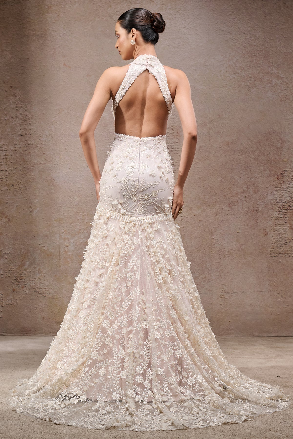 Pearl Fit & Flare Gown