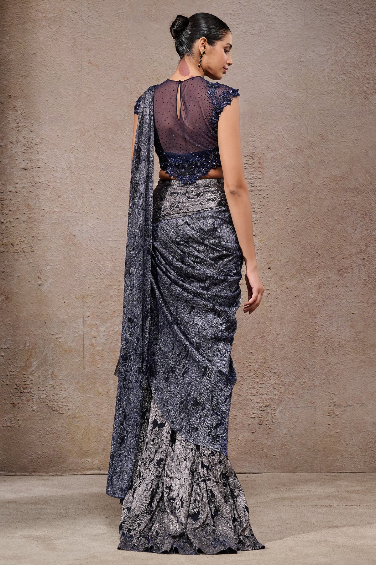 Concept Saree With Embroidered Blouse