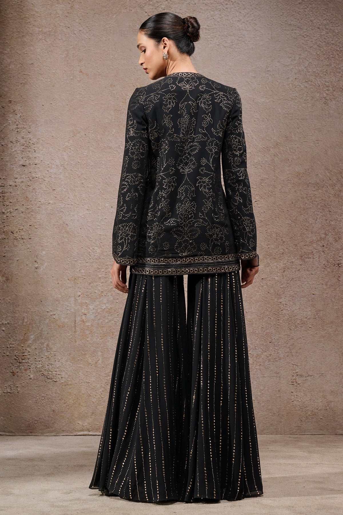 Mukaish Jacket Sharara