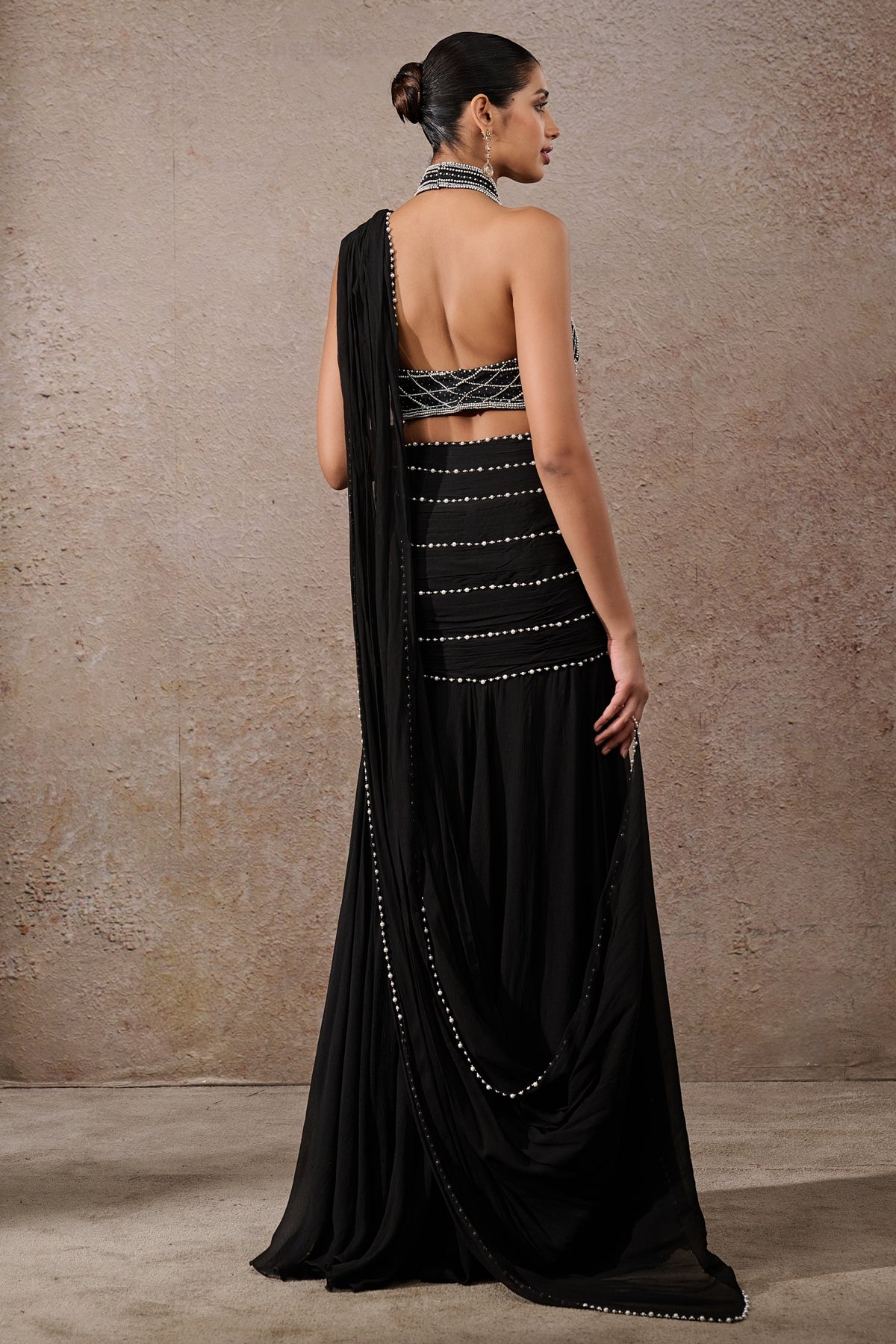 Ombre Pearl Concept Saree