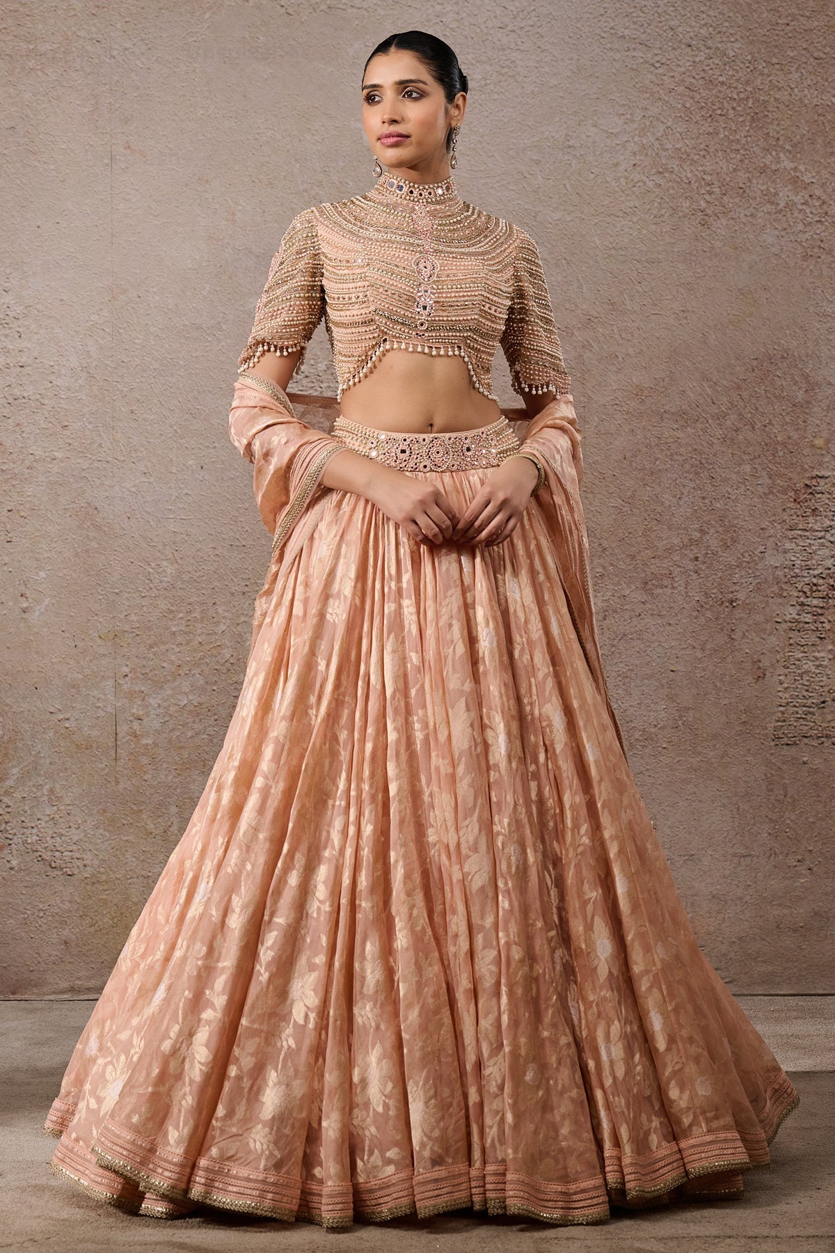 Pearl Textile Lehenga