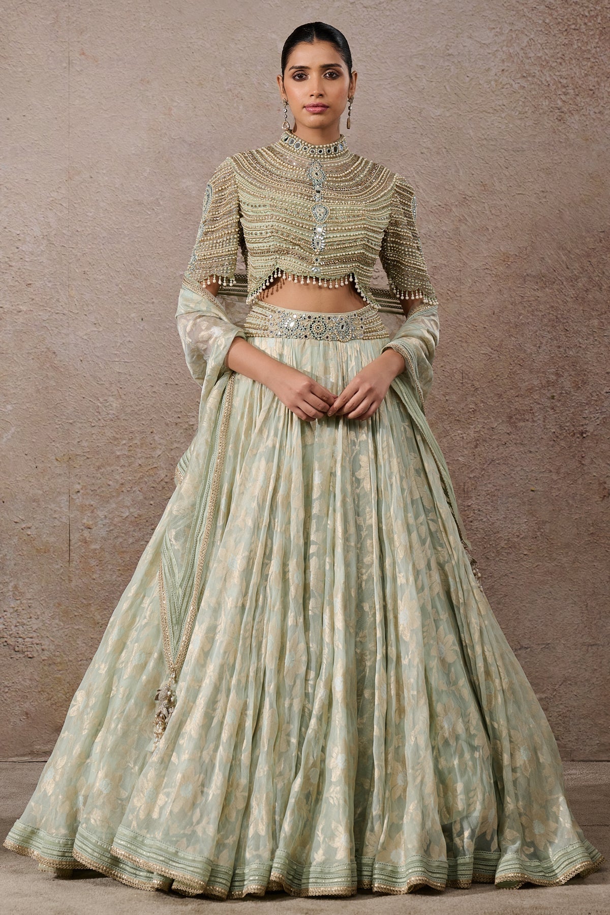 Pearl Textile Lehenga