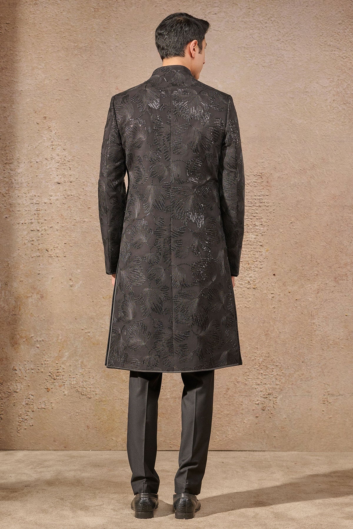 Tonal Sequin Cocktail Sherwani