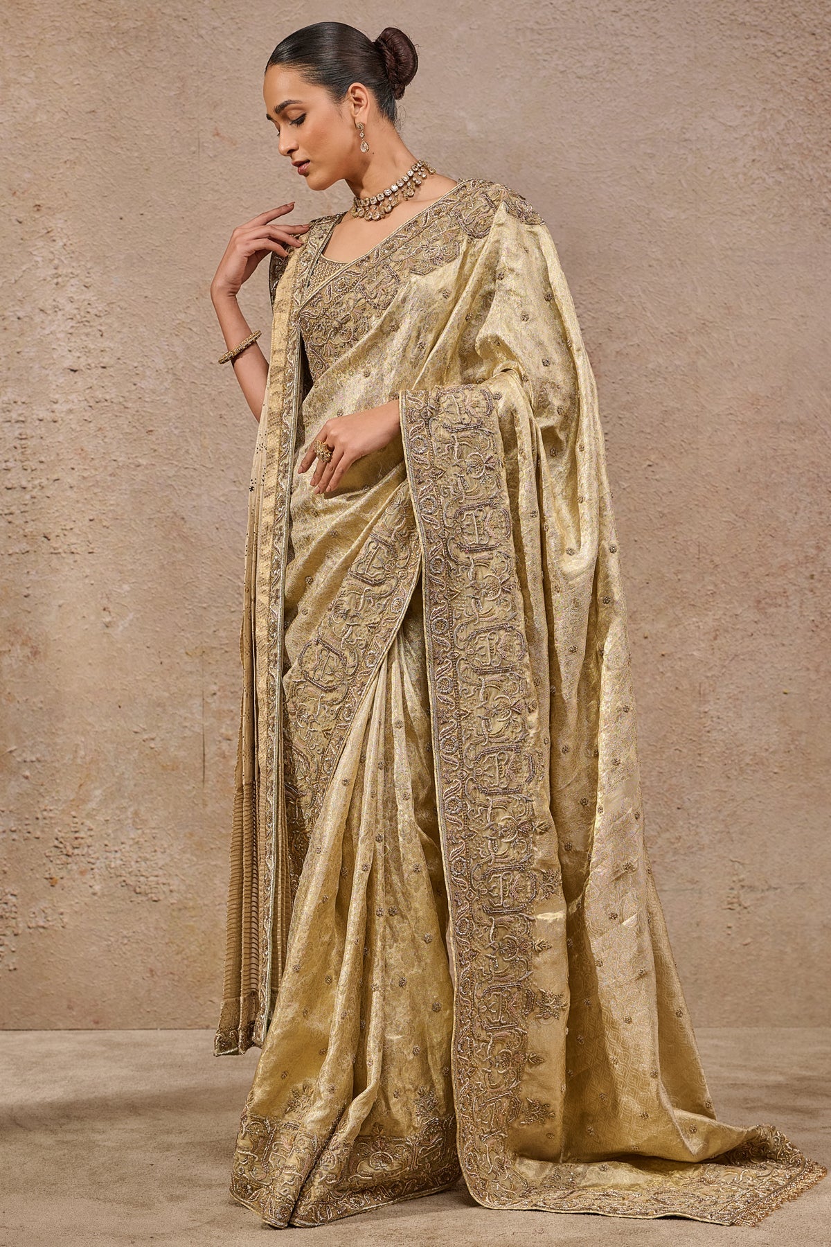 Timeless Kanjivaram Zardozi Saree - Only Saree