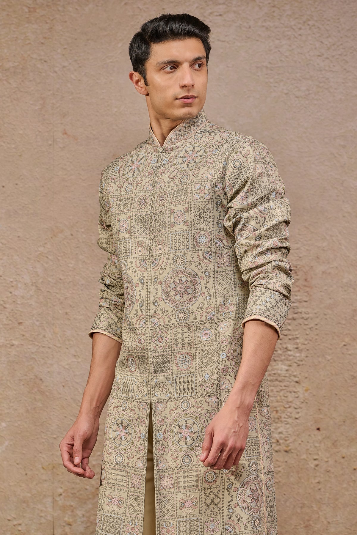 Languid Summer Resham Embroidered Classic Kurta - Only Kurta
