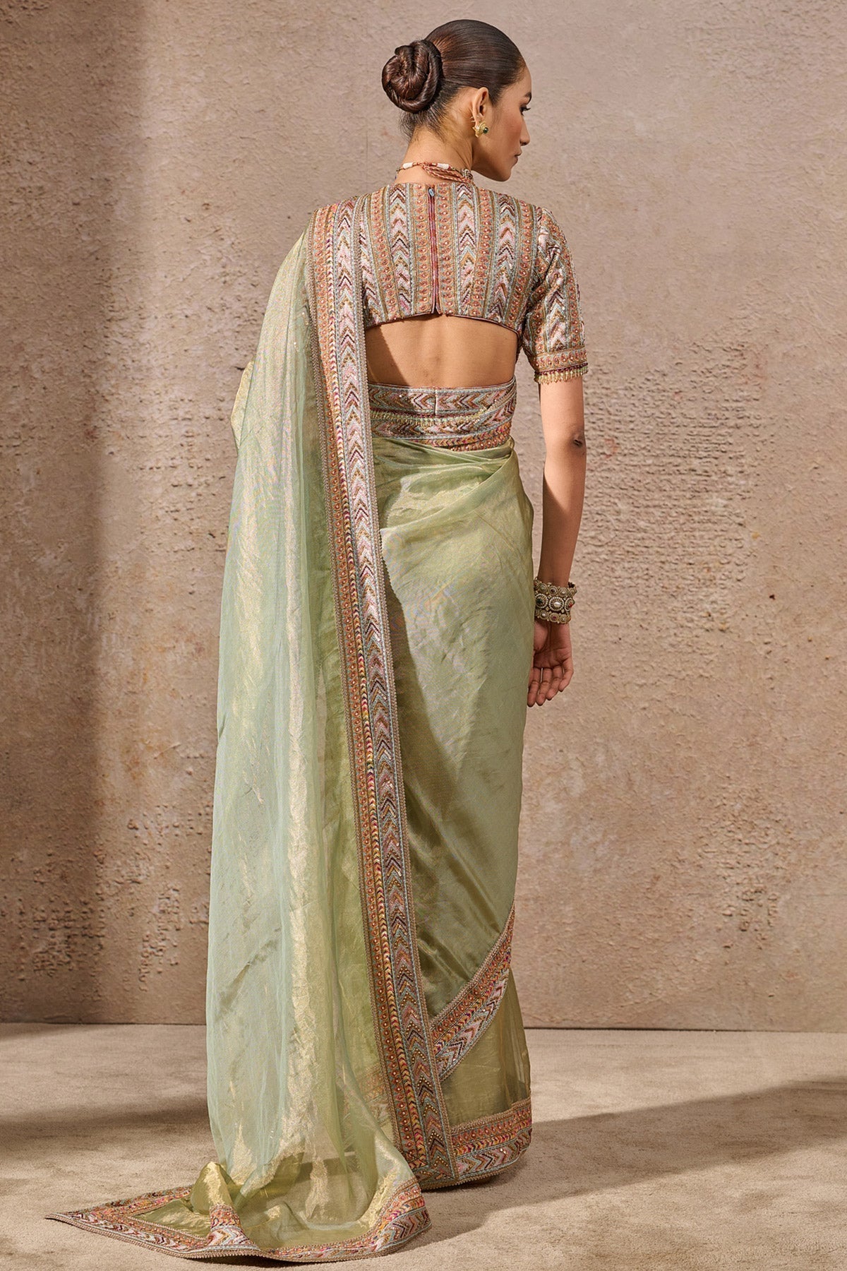 Languid Summer Classic Silk Tissue Saree - Only Saree