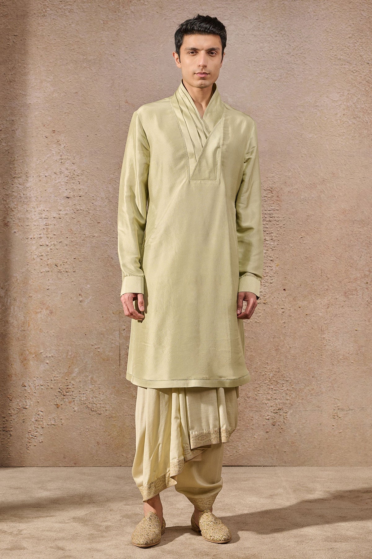 Languid Summer Multicolor Thread Embroidery Sherwani - Only Sherwani