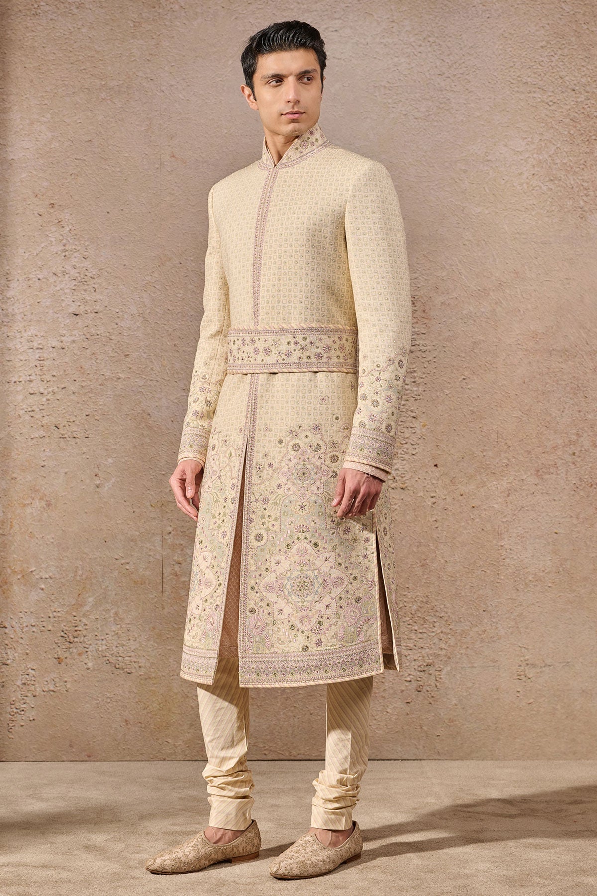 Multicolour Printed Sherwani
