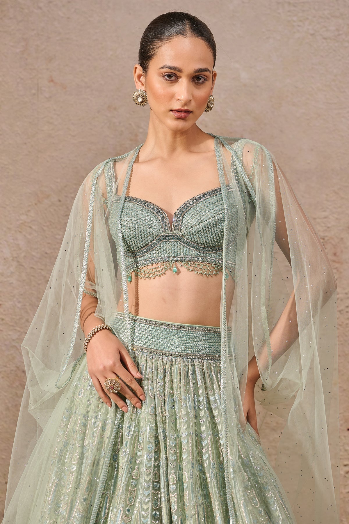 Languid Summer Sequin Embroidered Lehenga