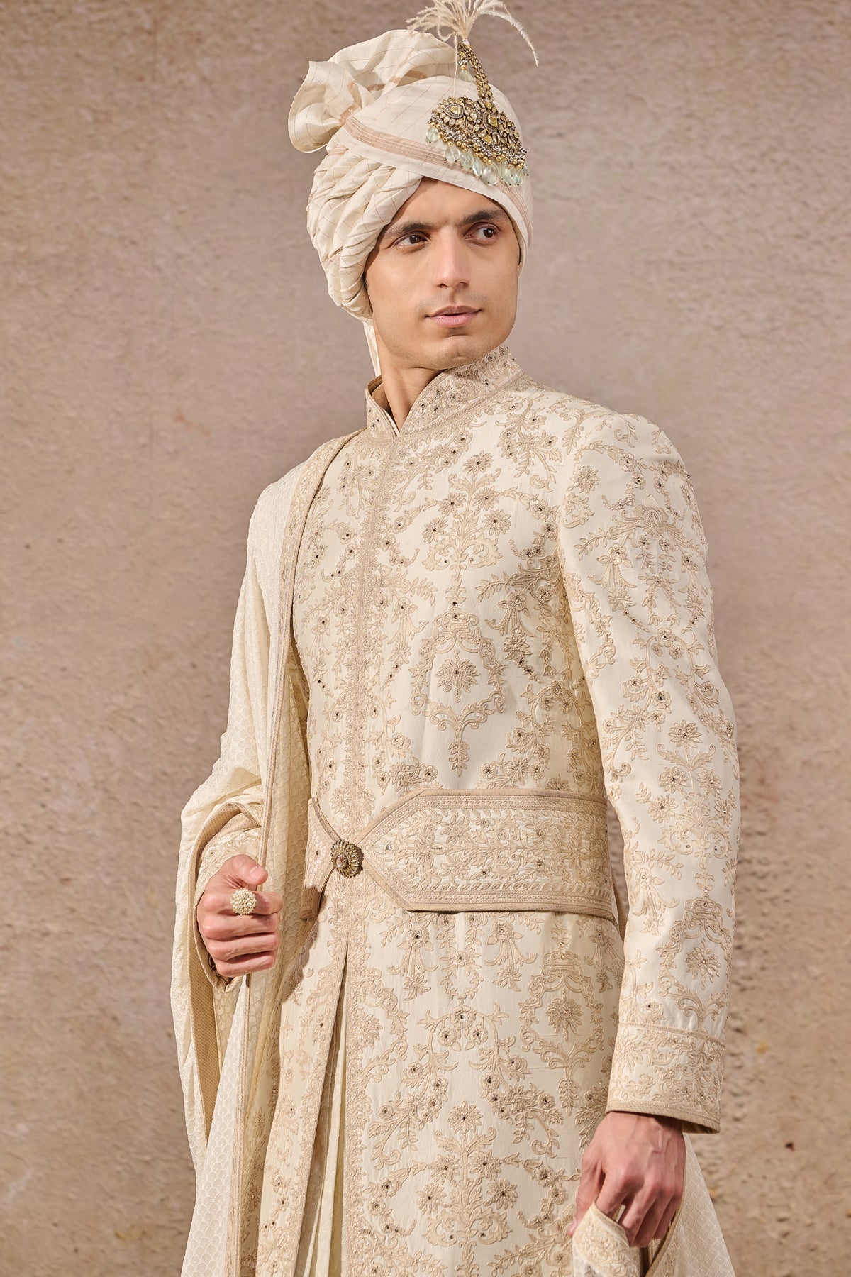 Classic Hand Embroidered Sherwani