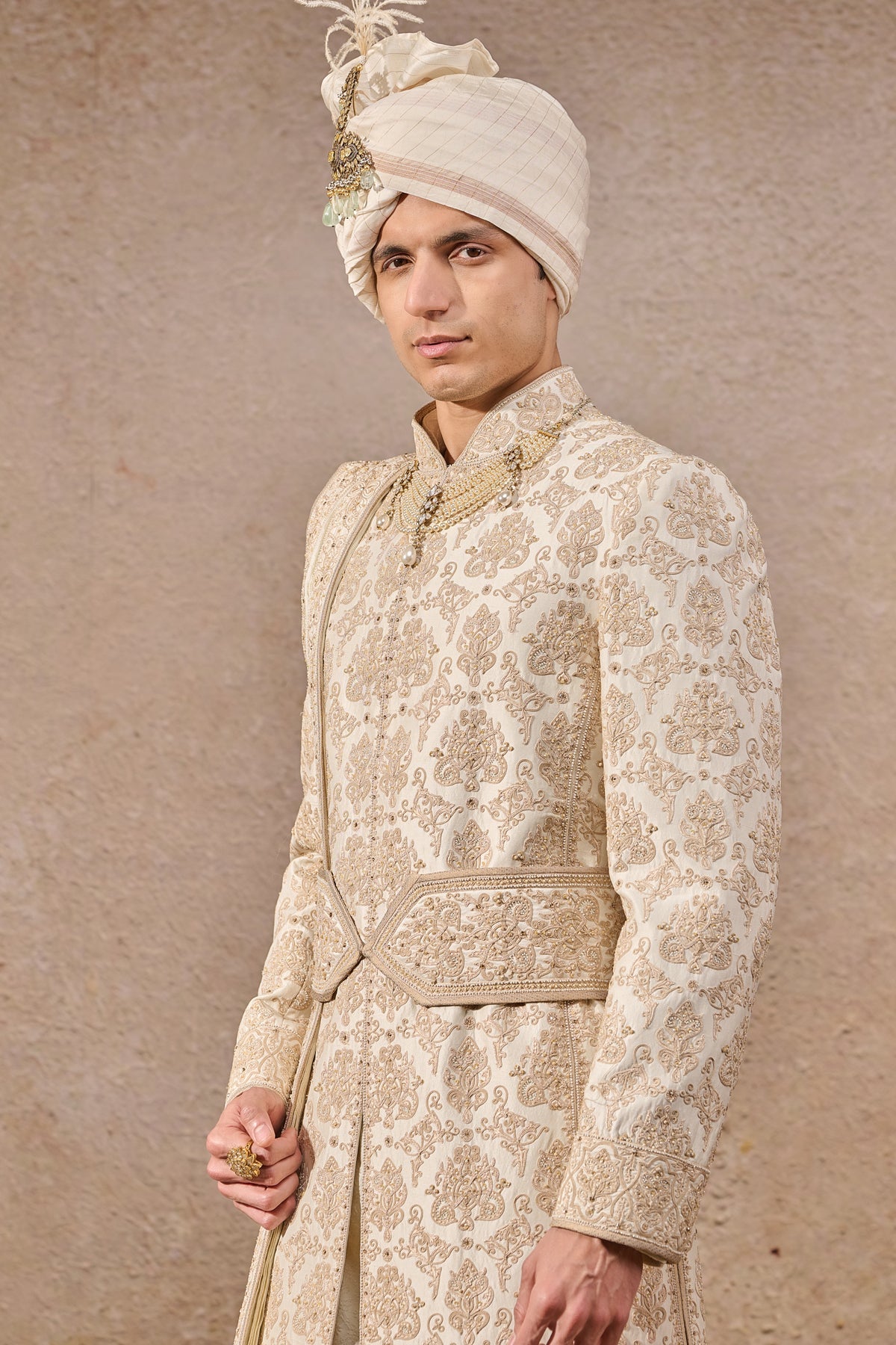 Classic Hand Embroidered Sherwani