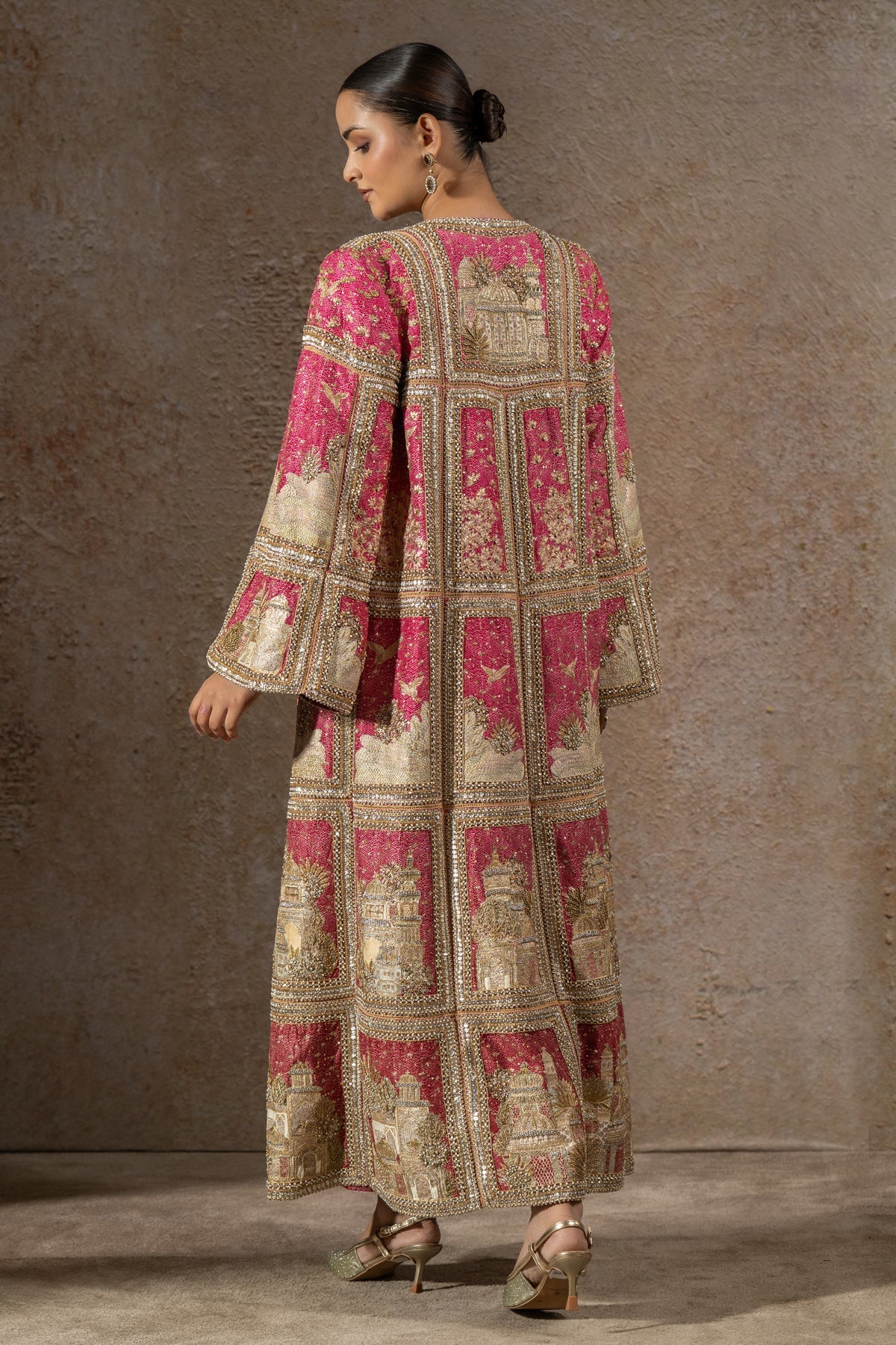Signature Pichwai Embellished Jacket Set