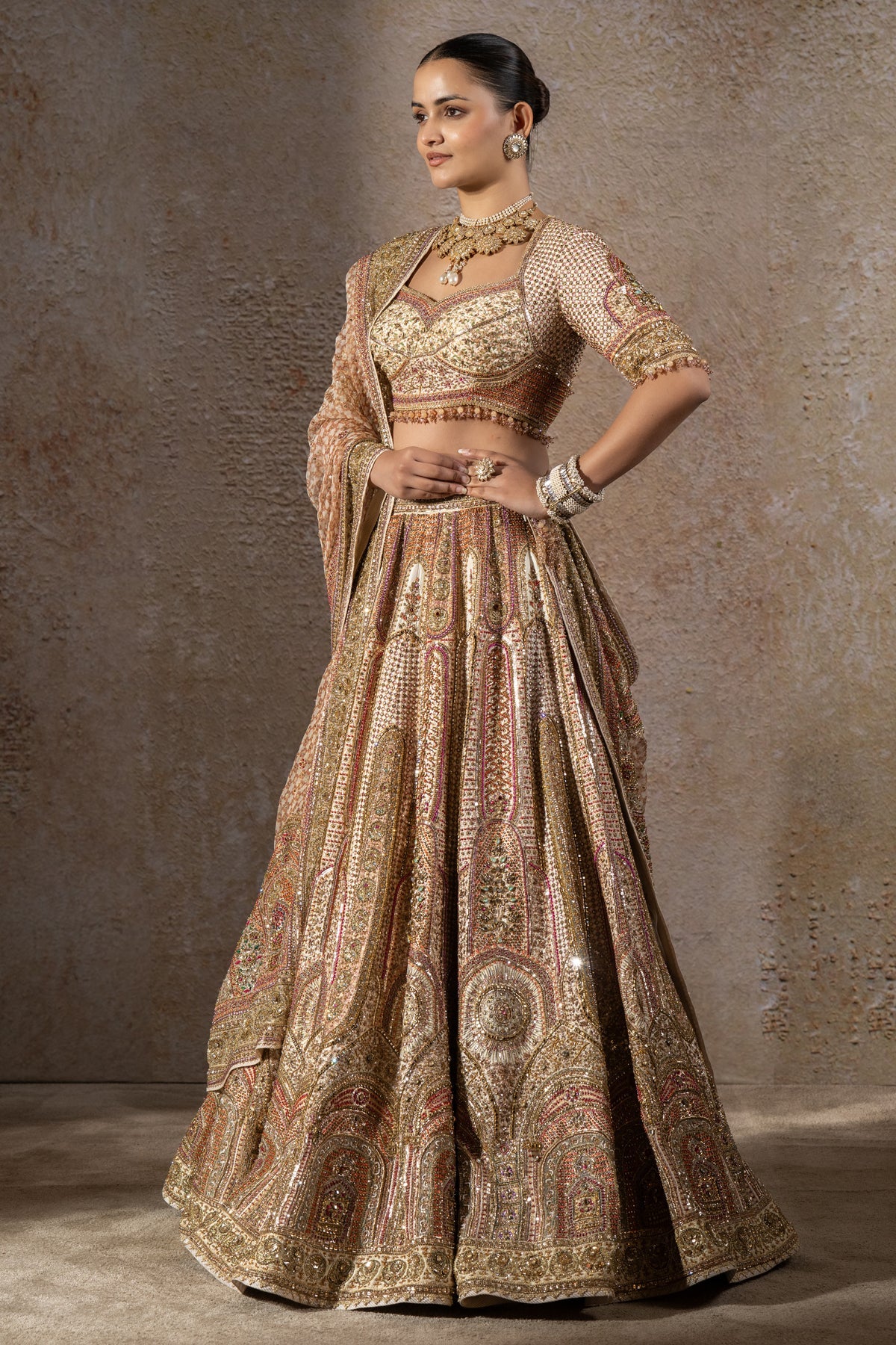 Navratna Bridal Lehenga