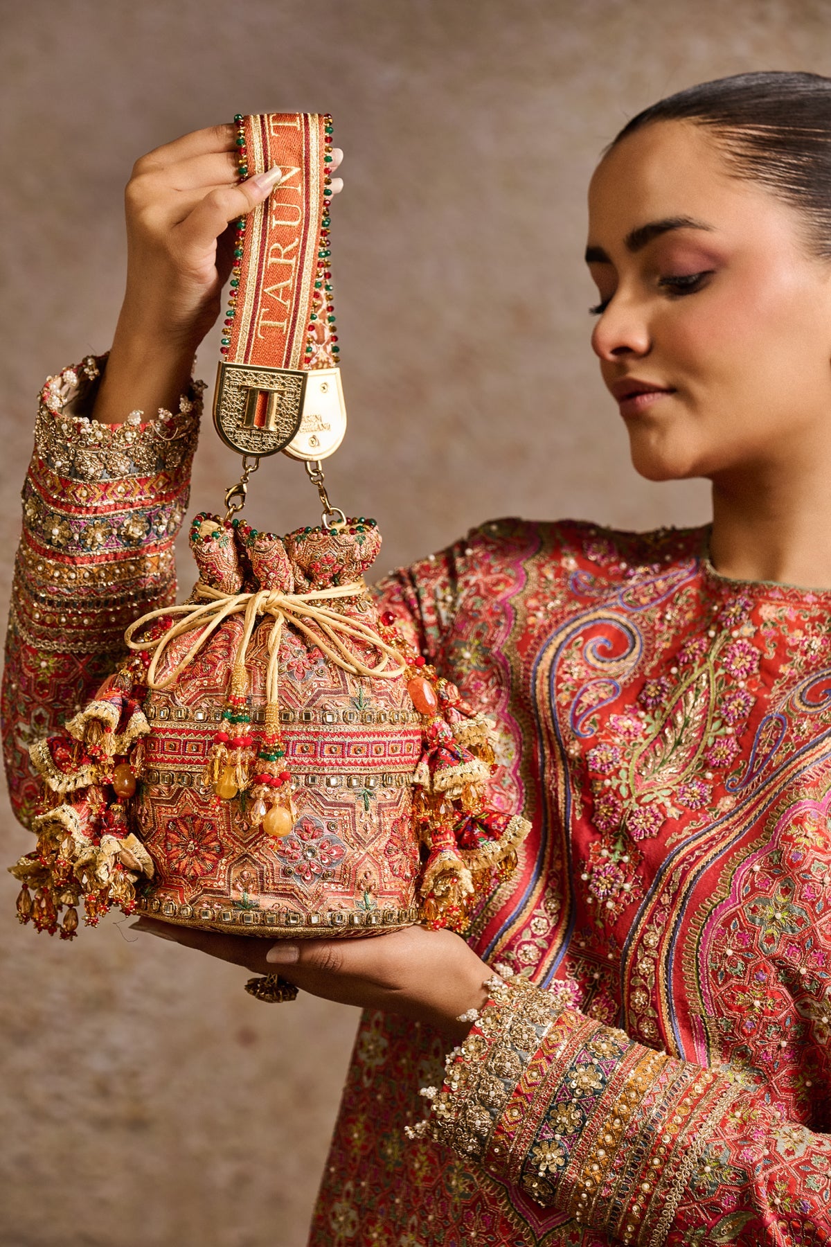 Embroidered Potli