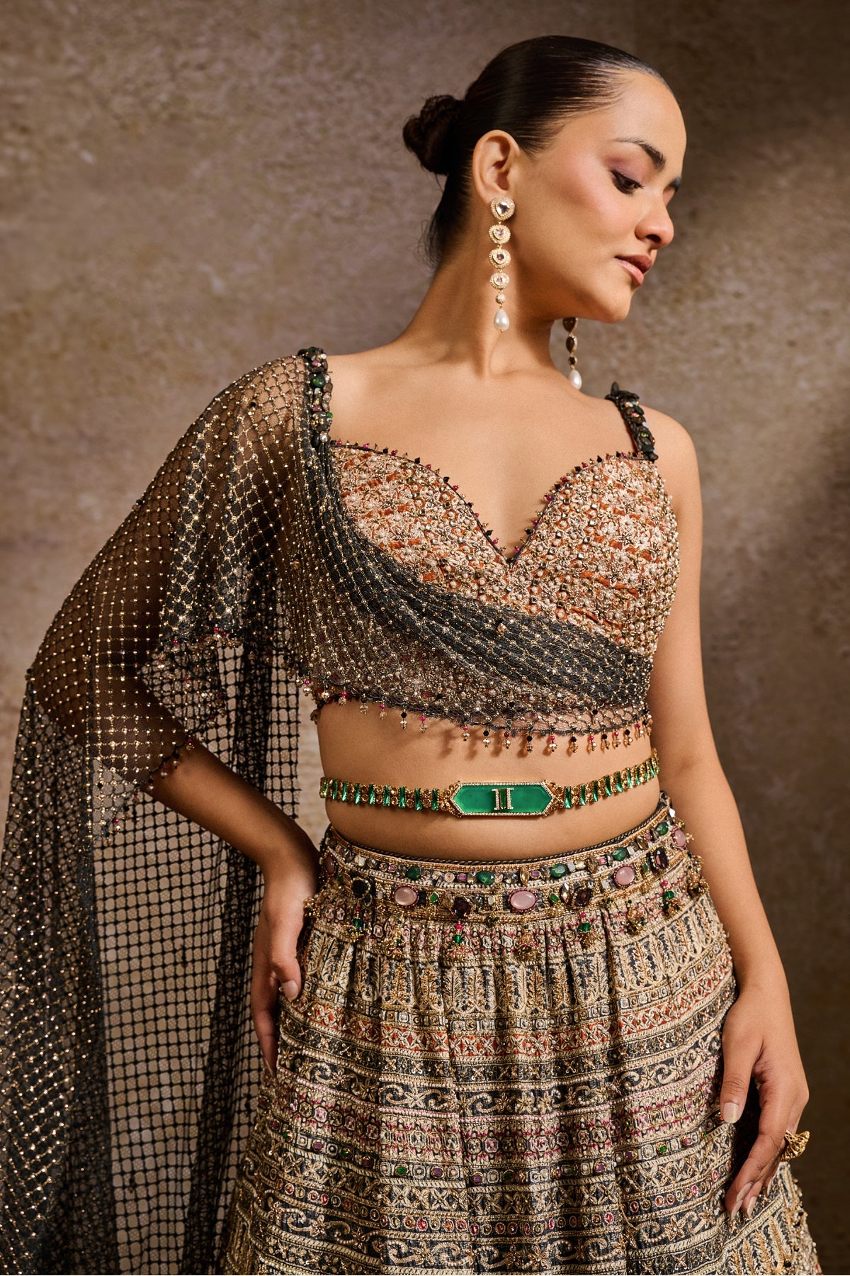 Jewelled Brooch Belt