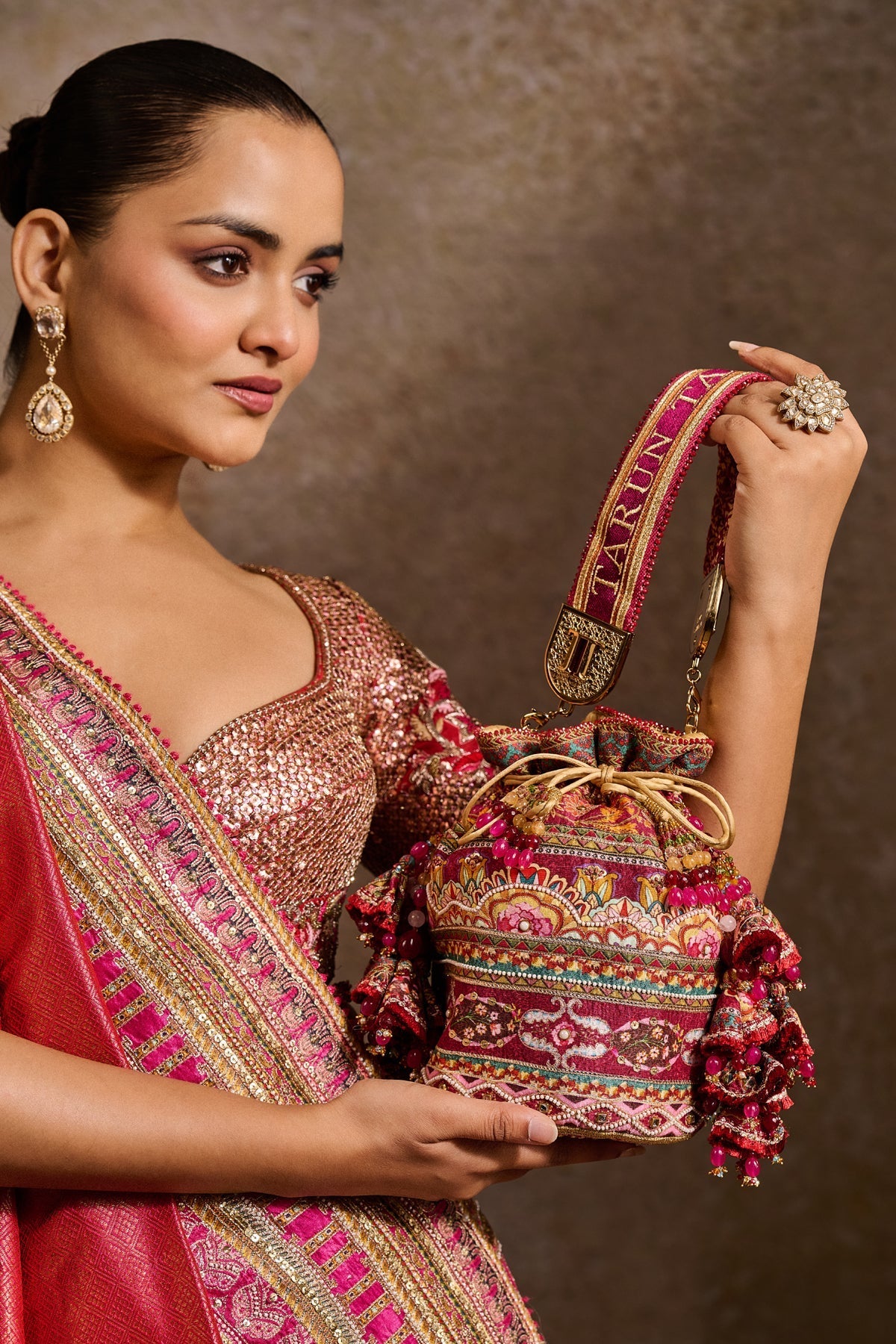 Embroidered Potli