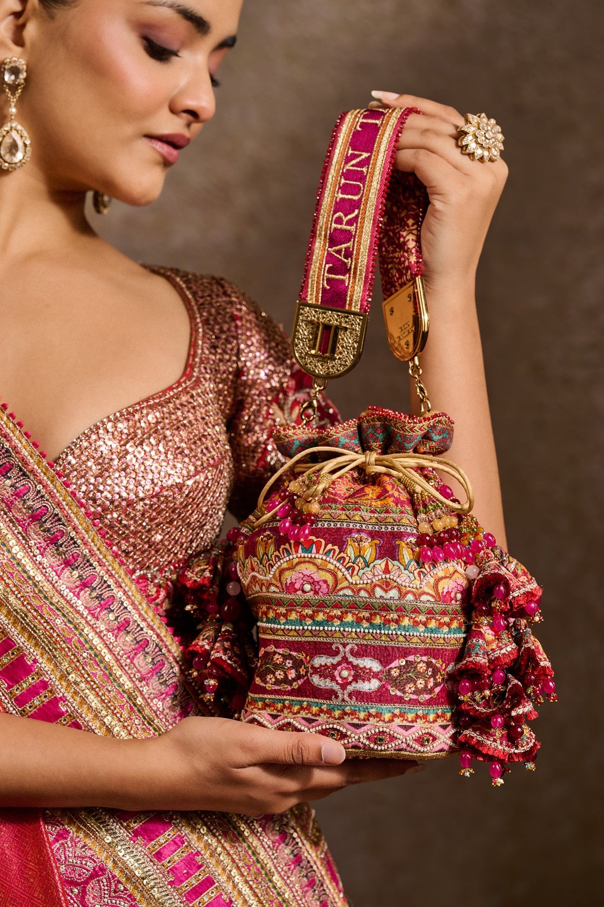 Embroidered Potli