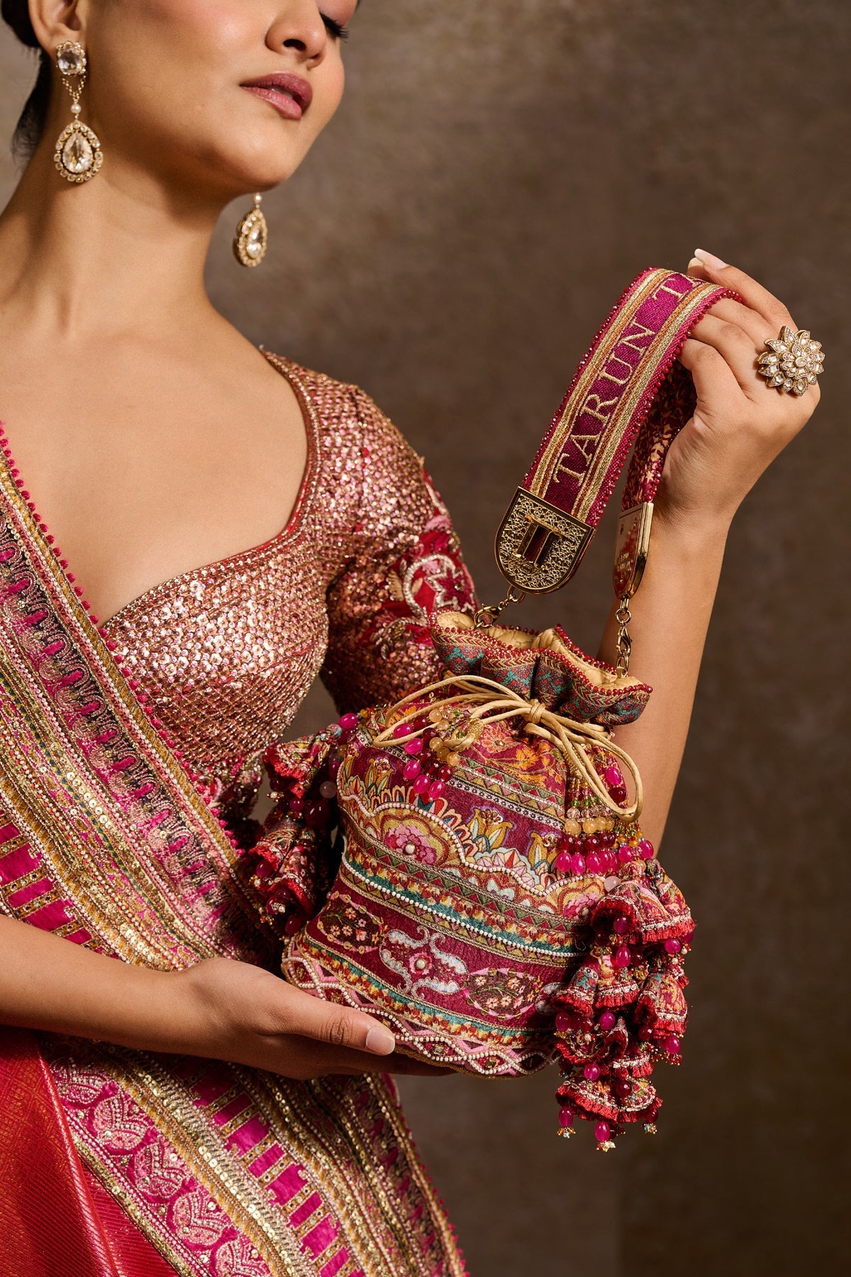Embroidered Potli