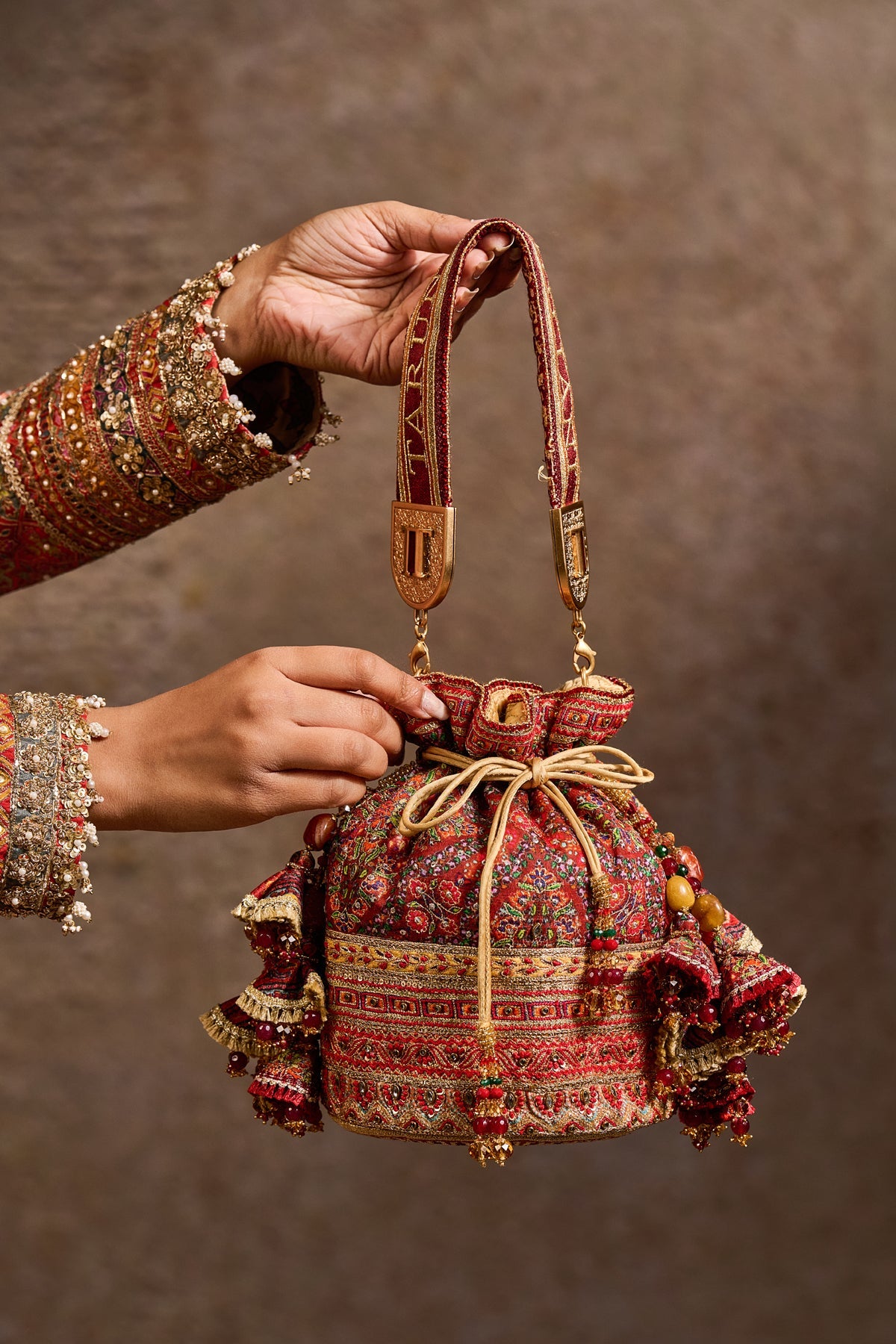 Embroidered Potli