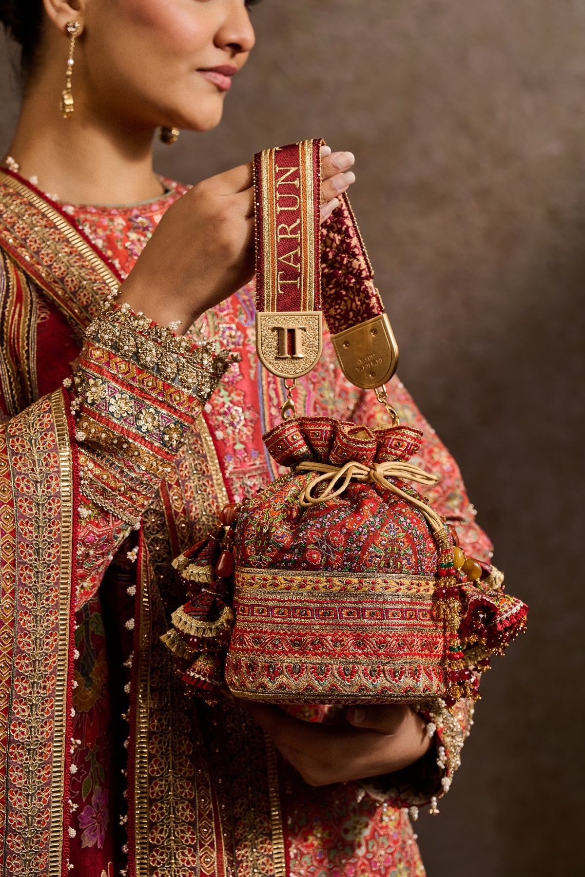 Embroidered Potli