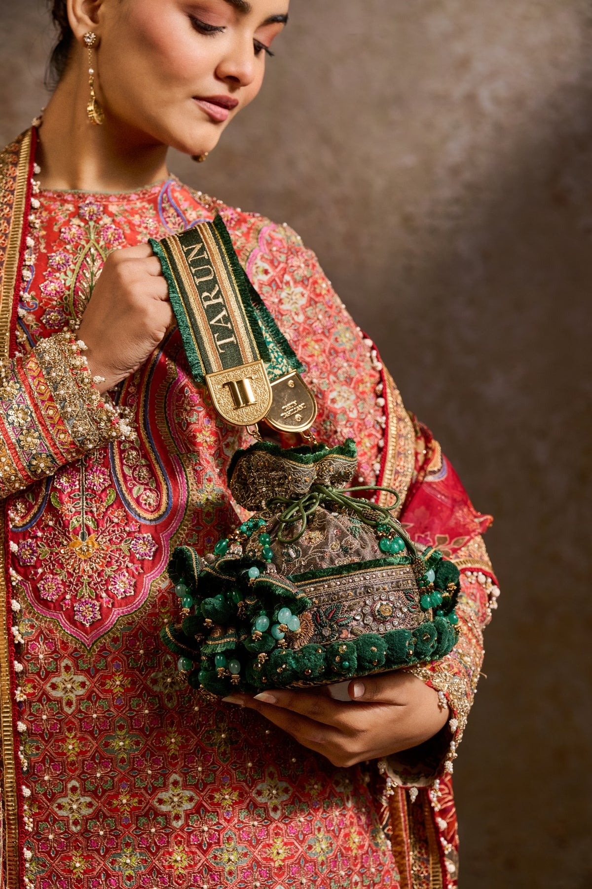 Embroidered Potli