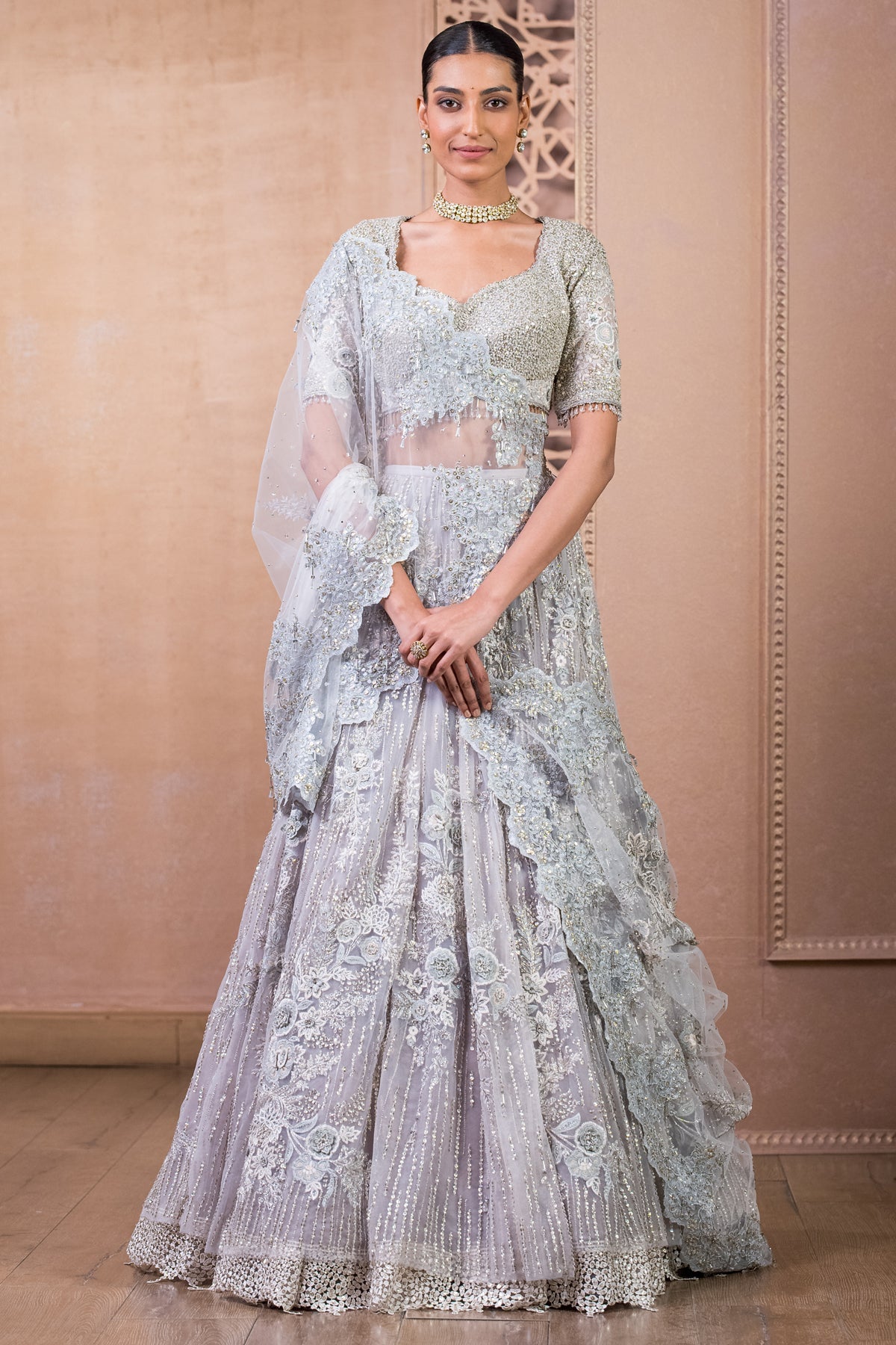 Lehenga, Corset, And Veil