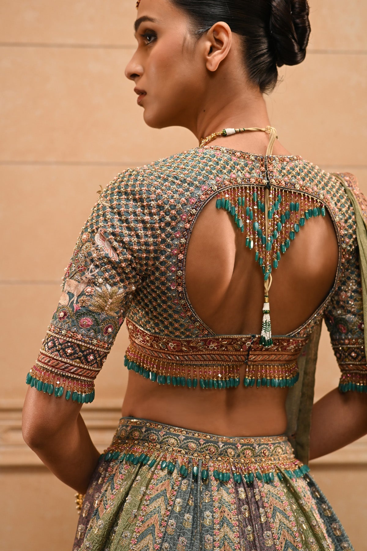 Pichwai Bridal Lehenga