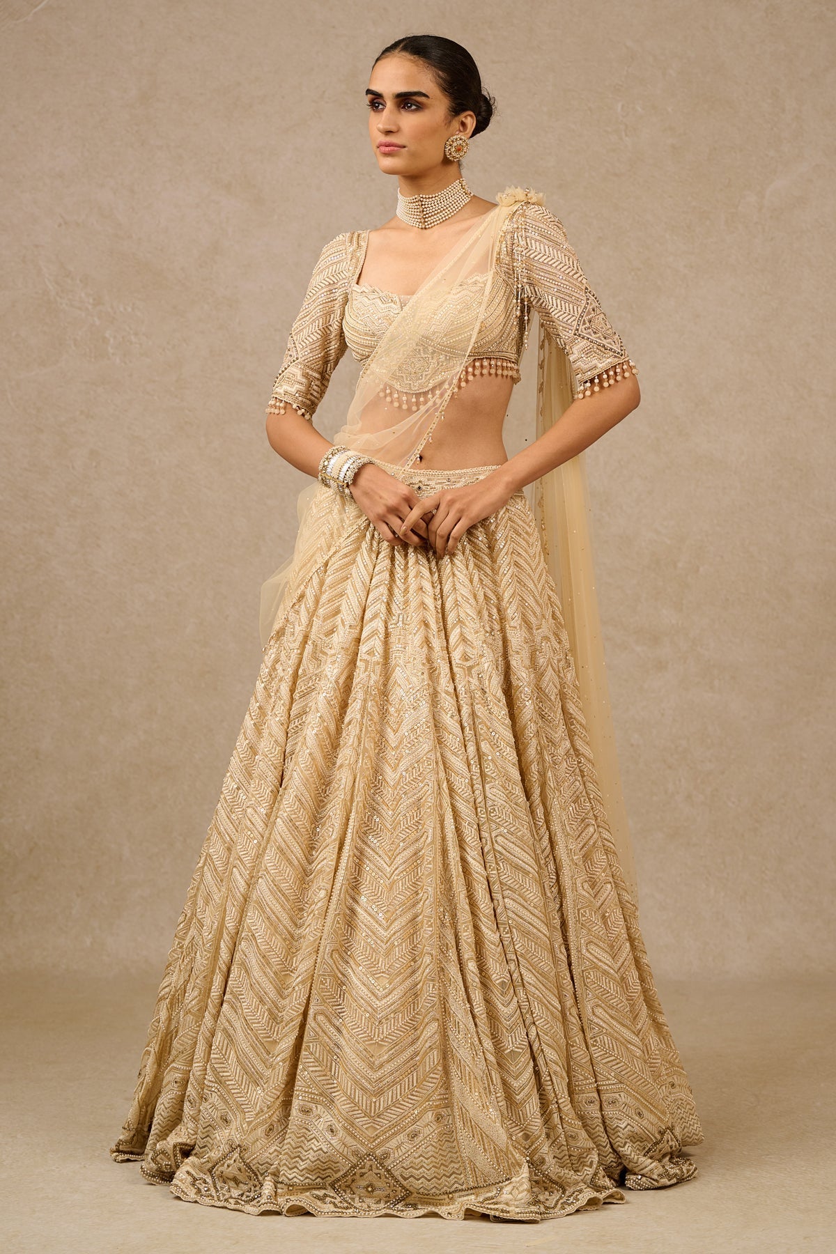 Lehenga Blouse Drape - Only Lehenga