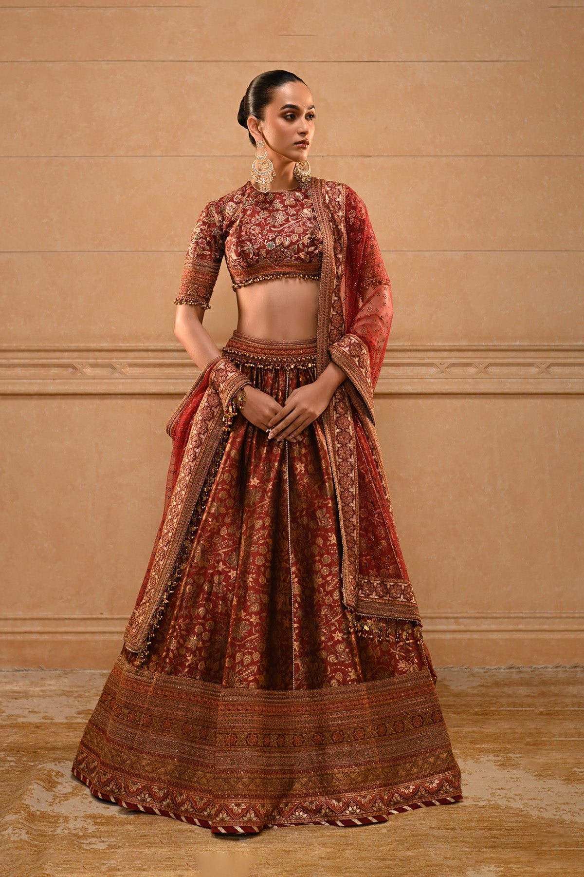 Zubeda Embroidered Lehenga