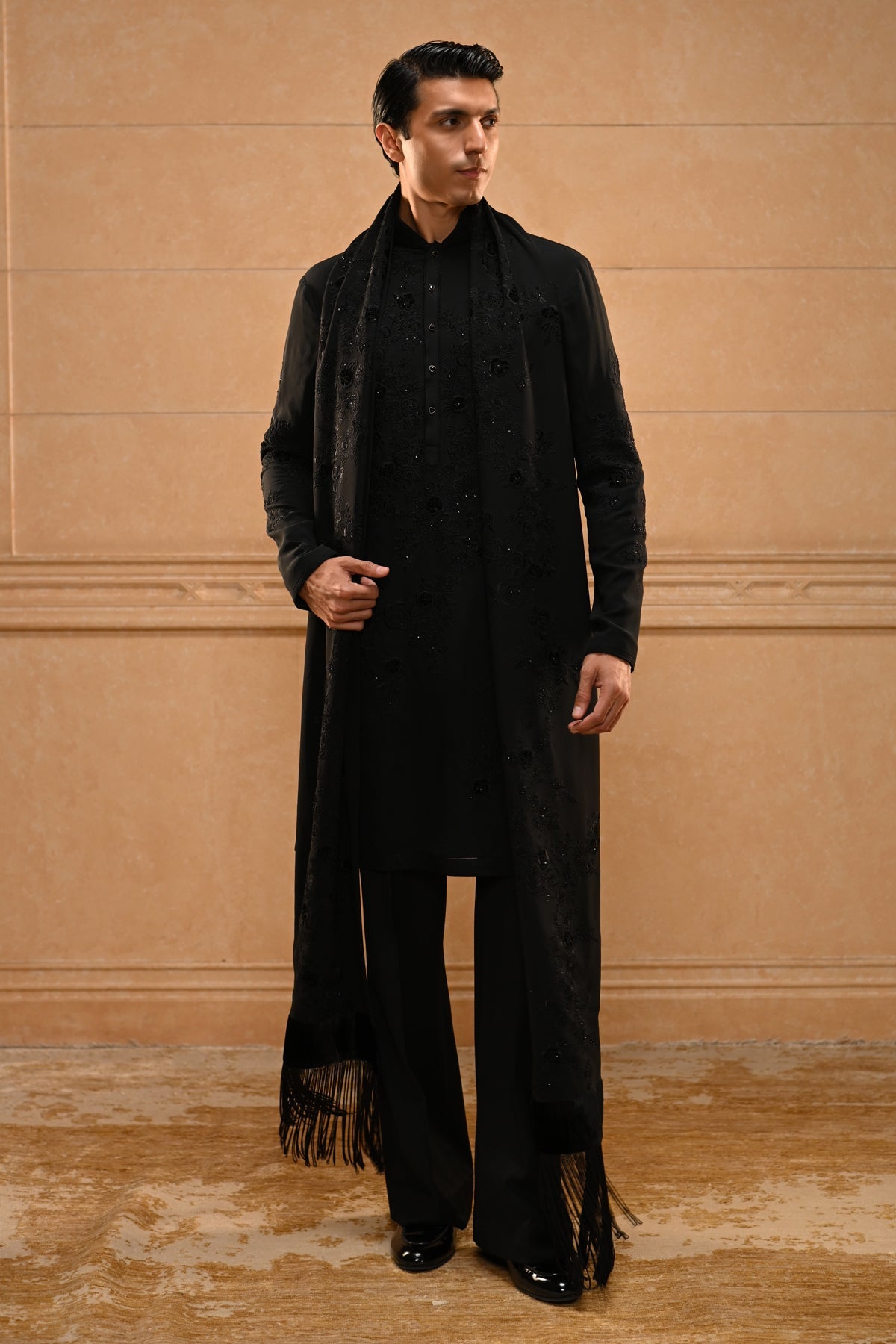 Classic Floral Kurta Set