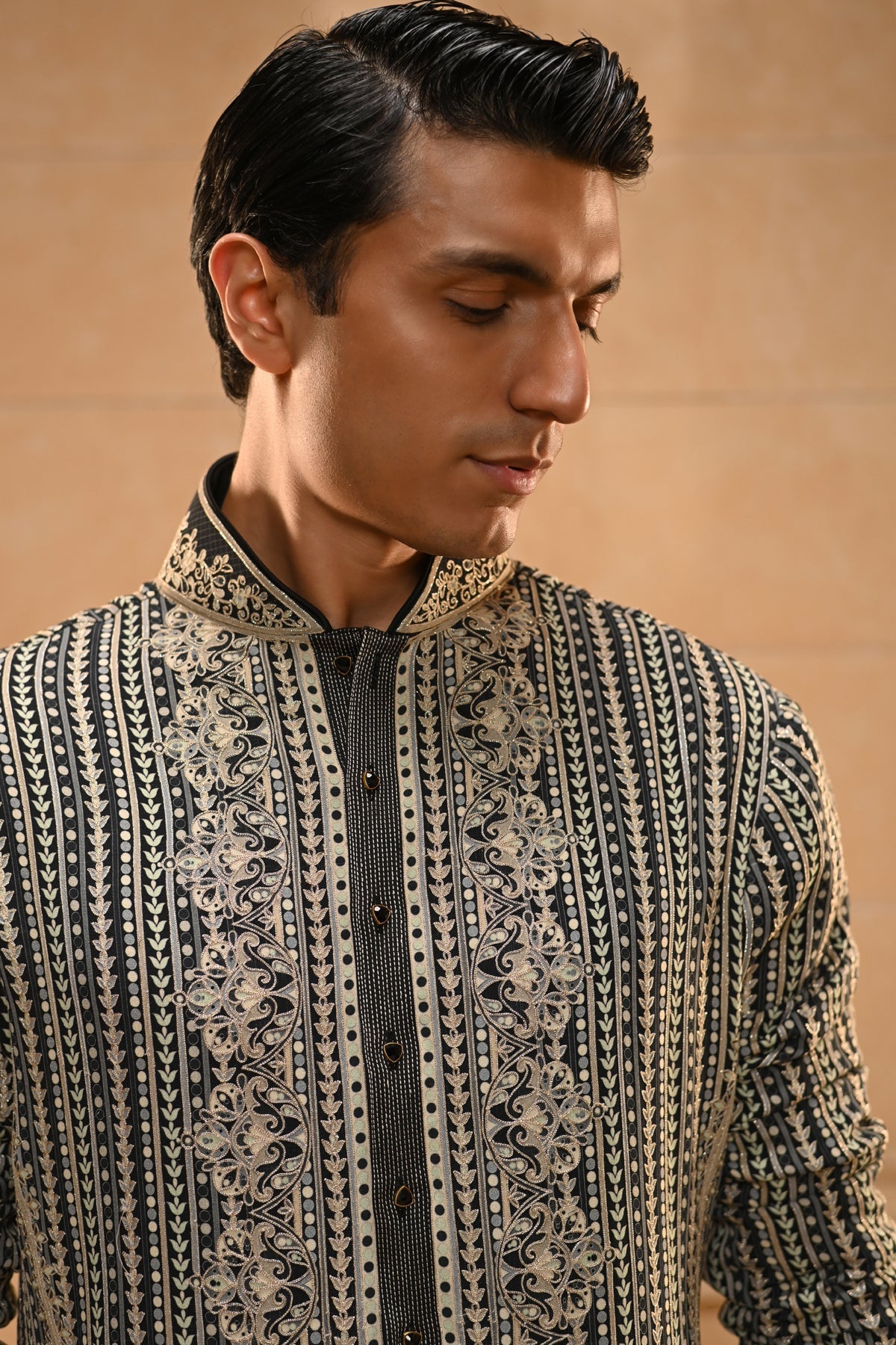 Kashida Kurta Set